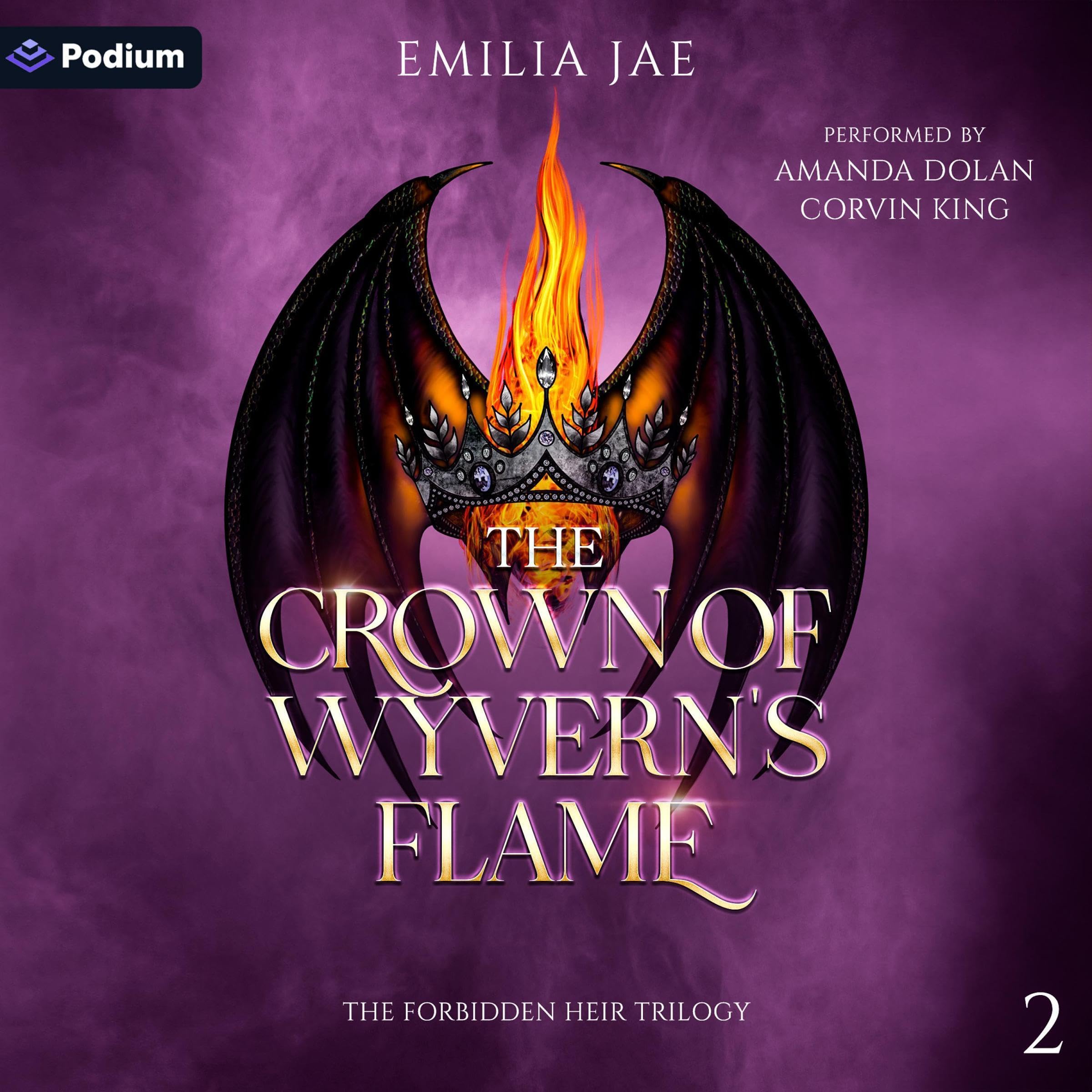 Cover art for The Crown of Wyvern's Flame