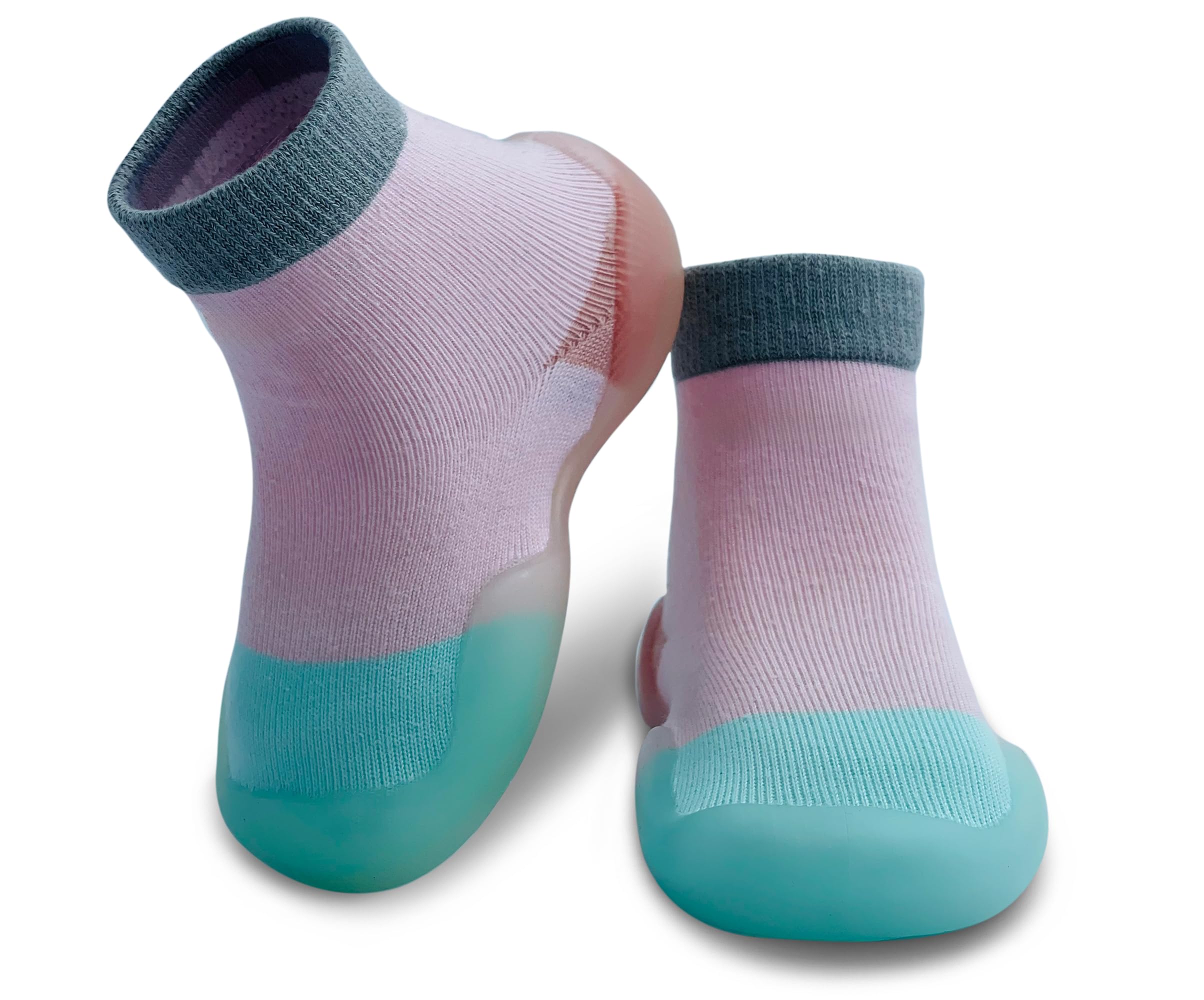 Dookeh Baby Shoes Boys Girls First Walking Shoes Non Slip Soft Sole Sneakers Toddler Infant Babygirl Sock Shoes