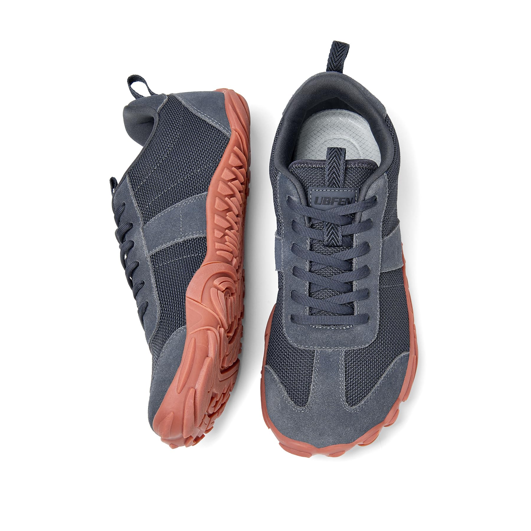 UBFEN Zapatillas Barefoot Hombre Mujer Minimalistas Zapatillas de Deporte Ligeras Comodidad para Trail Running Senderismo y Gym