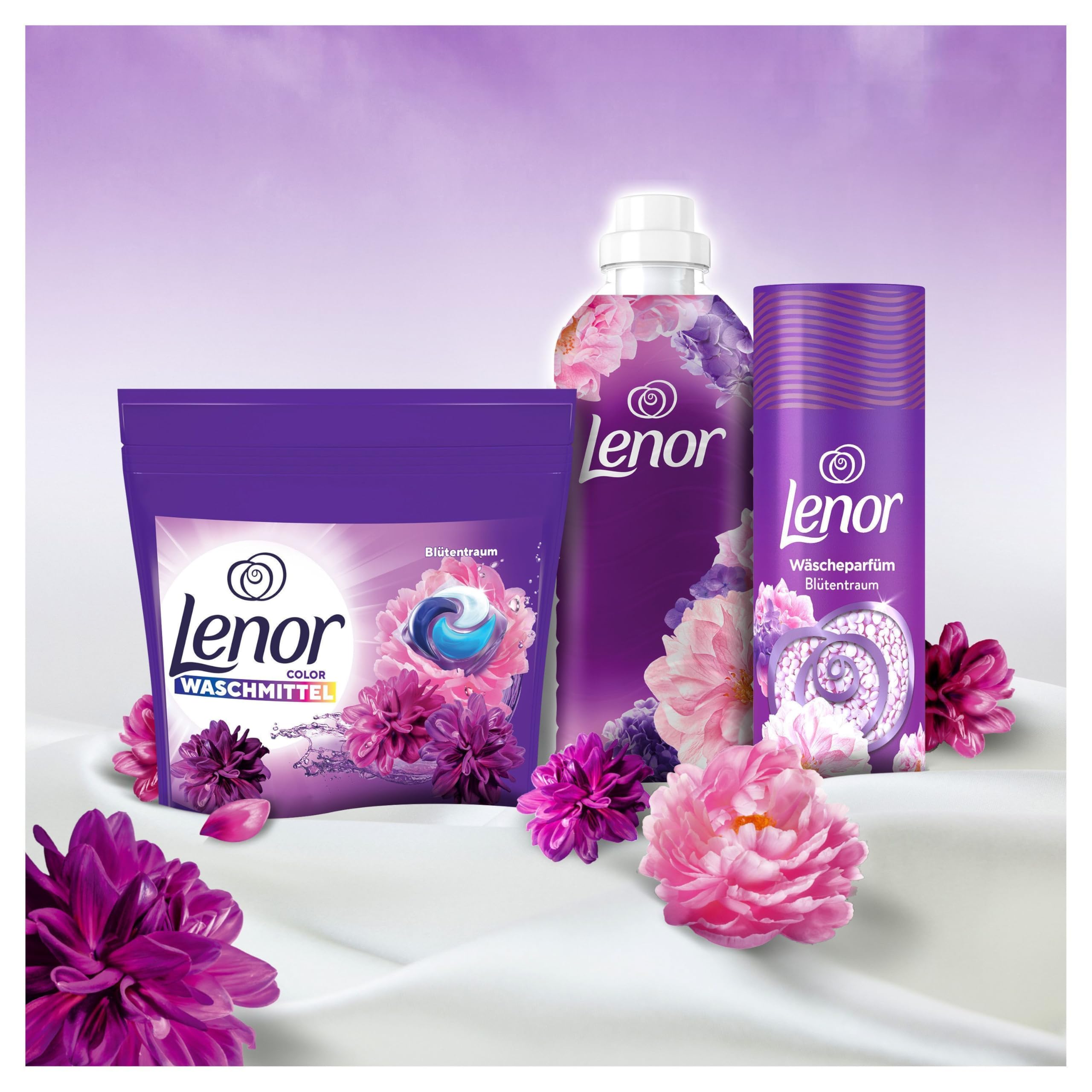 Lenor Waschmittel Pods, 100 Waschladungen, Bltentraum, Colorwaschmittel,  Langanhaltende Frische & Geruchsentfernung Bei Kaltwsche : Amazon.de:  Drogerie & Krperpflege