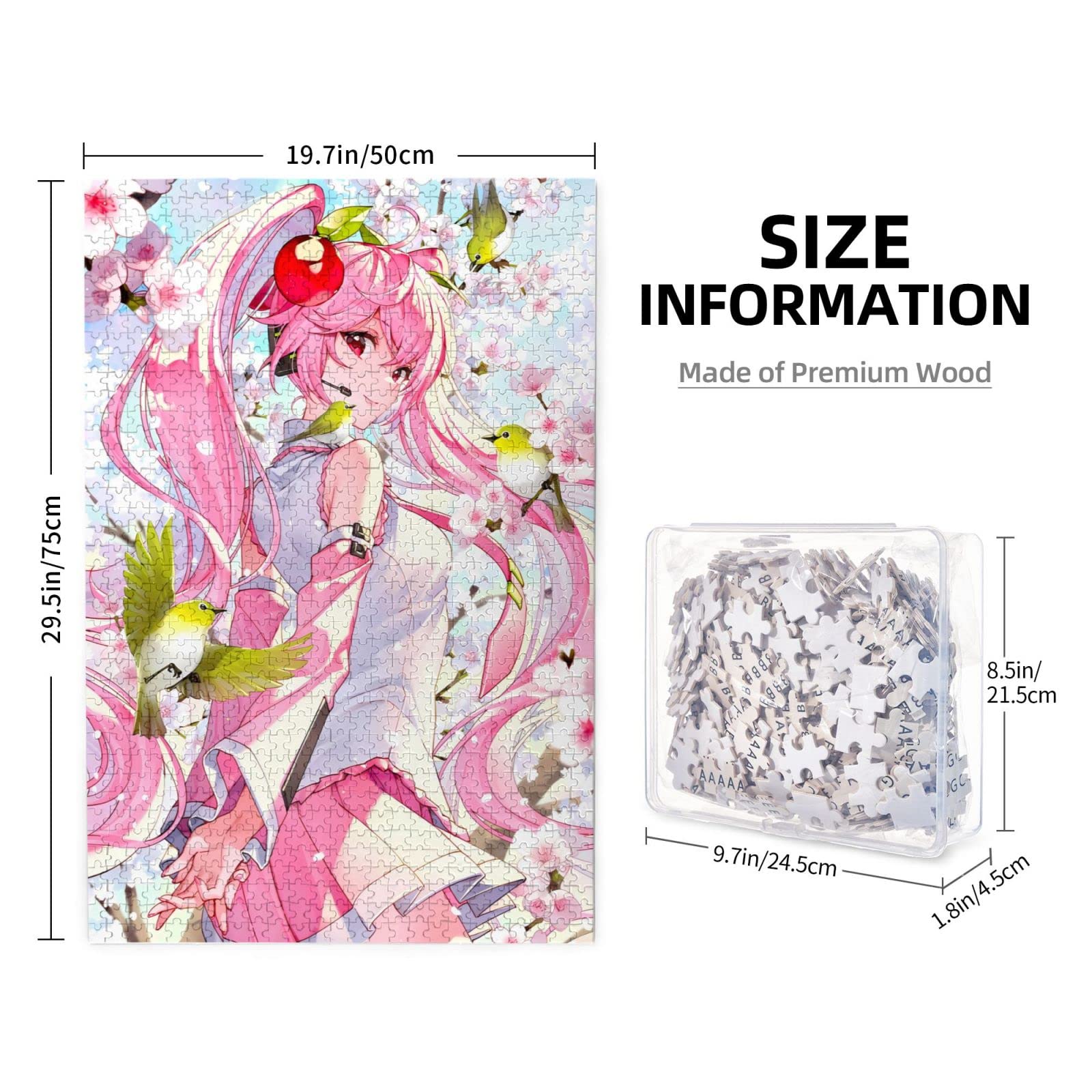 Amazon.co.jp: ジグソーパズル 初音ミク Miku 木製パズル 1000ピース 