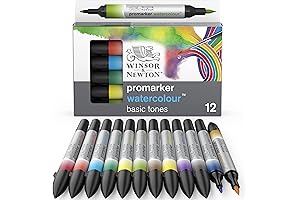 Winsor & Newton ProMarker Watercolor Marker Set: Elevate Your Art with Vibrant, Water-Soluble Markers