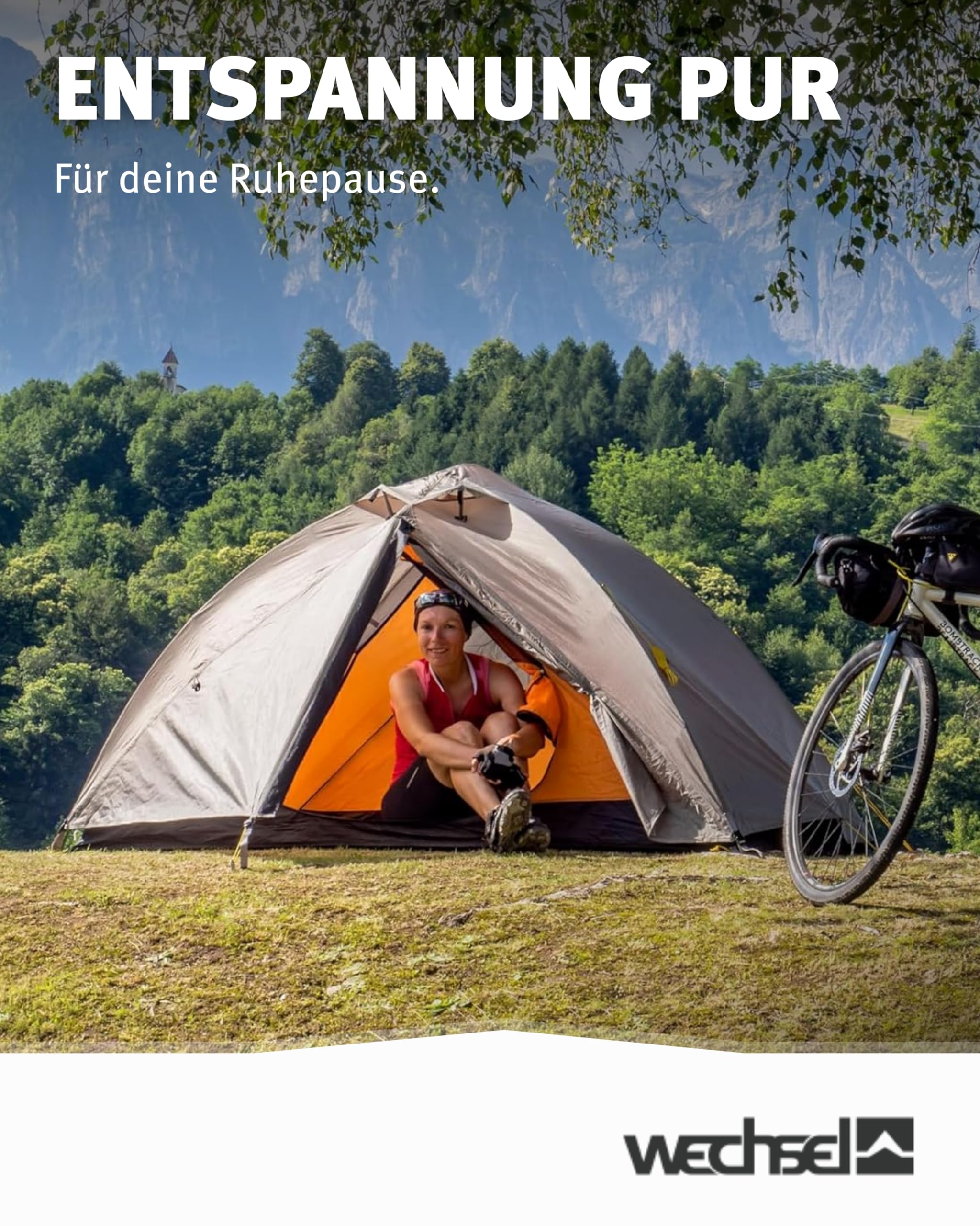 Wechsel Trekkingzelt Charger I Kuppelzelt für 2 Personen I schnell aufbaubares 2-Personen-Zelt I kompakt & transportabel I ideales Outdoor-Zelt für Camping, Wandern & Radreisen
