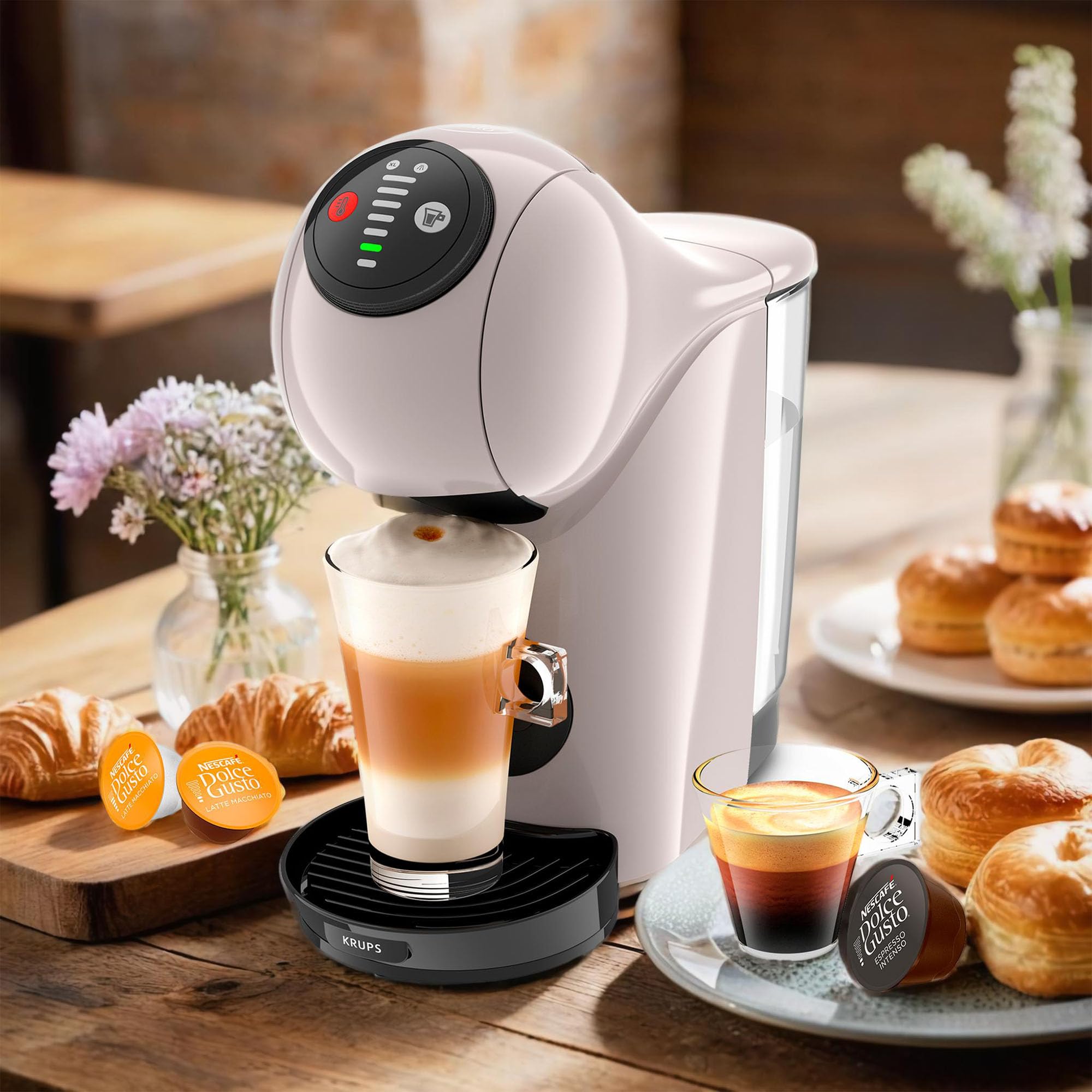 Dolce Krups Dolce Gusto Multidrink Capsules Coffee Maker | Genio S Taupé
