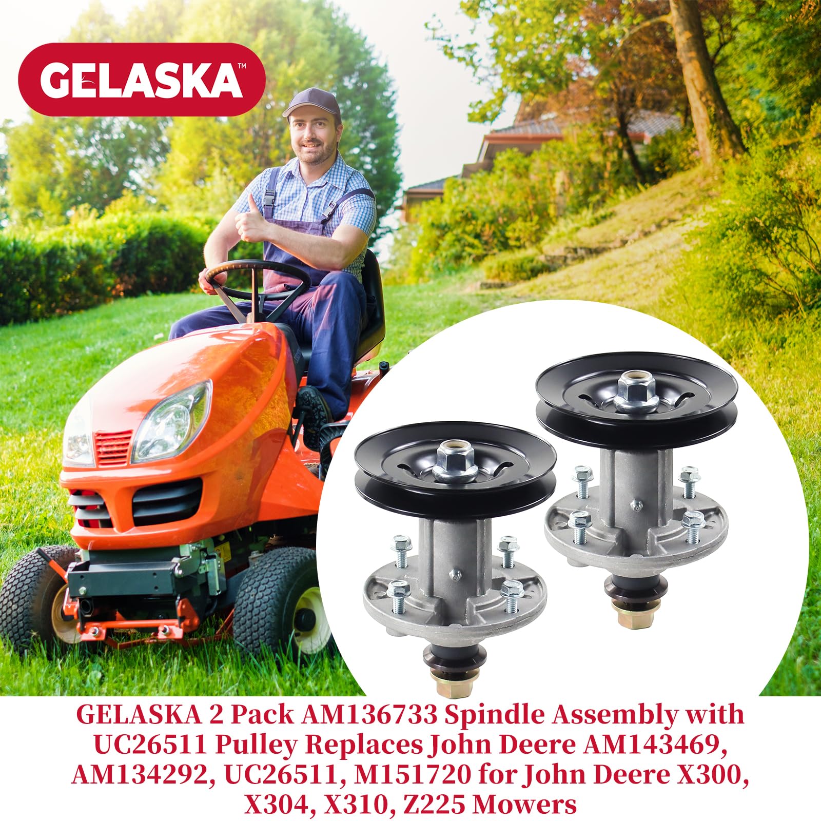 Assemblaggio Mandrino Per John Deere X300 X304 Z225 Z245 - Foto 13