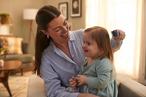 Miniatura 6 de Safety 1st Cepillo desenredante de cierres universales, la diapositiva ajusta el ancho de las cerdas para cepillar suavemente todo tipo de cabello,