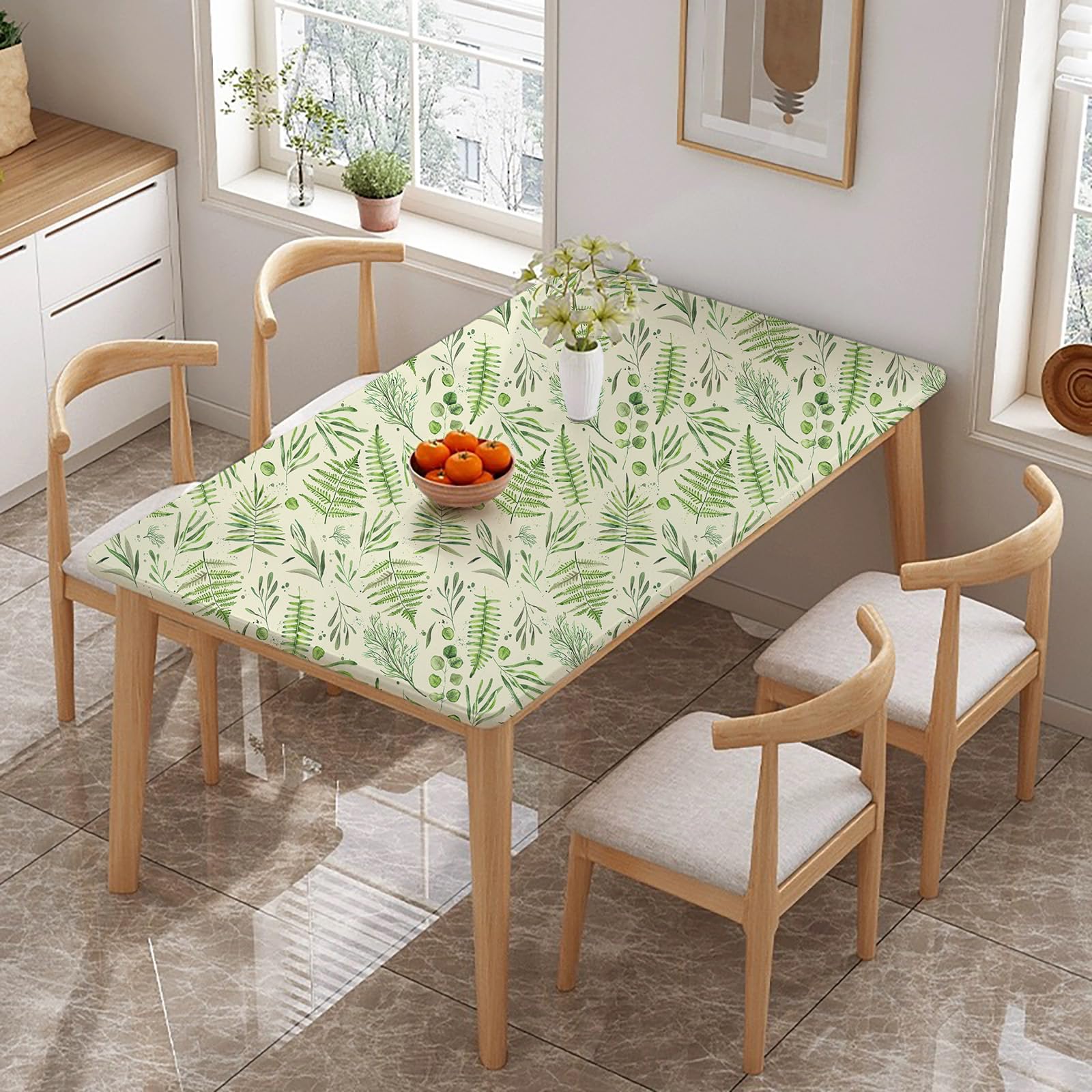 Zielony liść papier kontaktowy tropikalne rośliny odklej i naklej tapeta wodoodporna samoprzylepna usuwalna tapeta ścienna na blat meble do sypialni. 44 cm x 305 cm