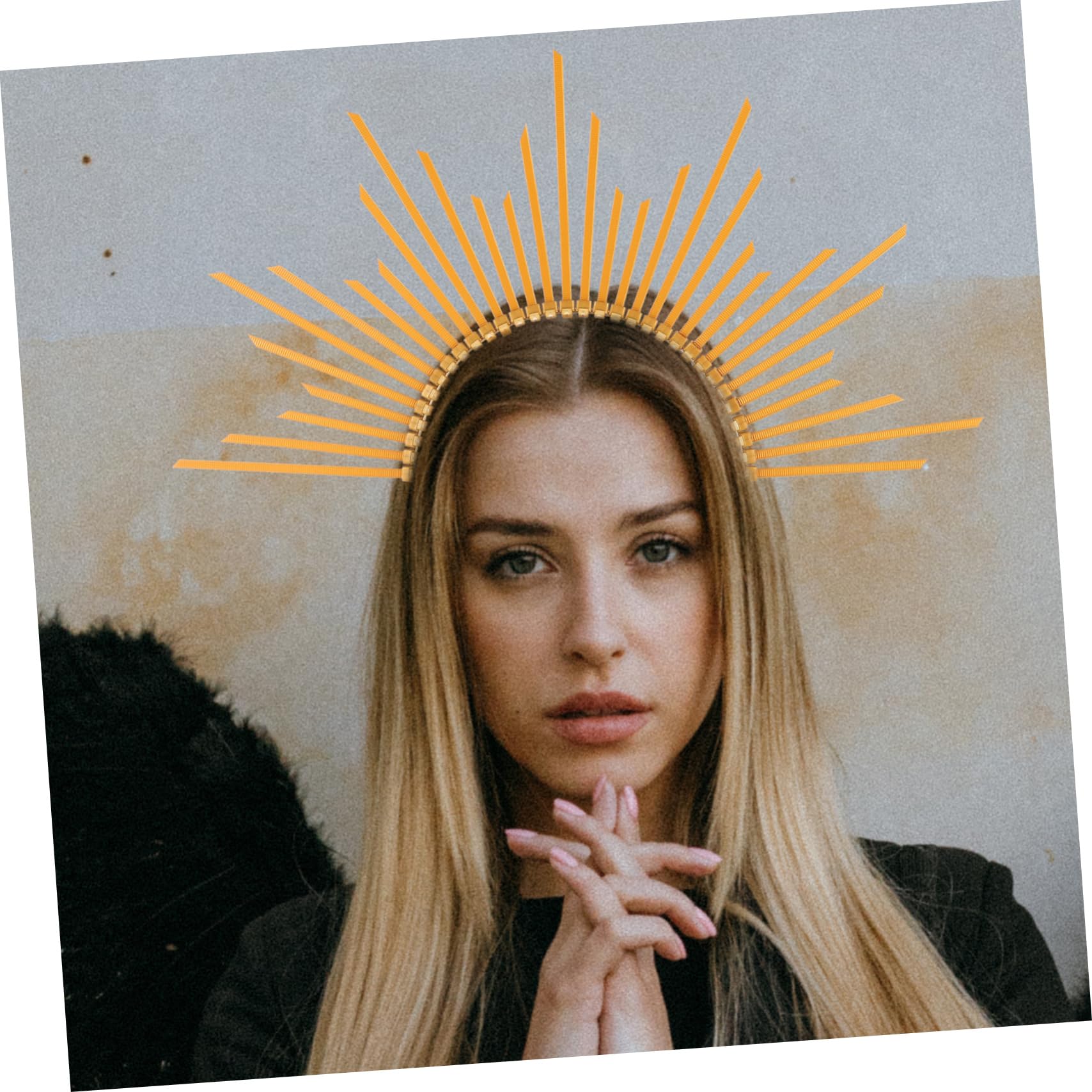 5pezzi Cerchietto Aureola Elegante Per Donna Accessorio Multifunzionale Per Feste e Cerimonie Per Matrimoni e Eventi Speciali