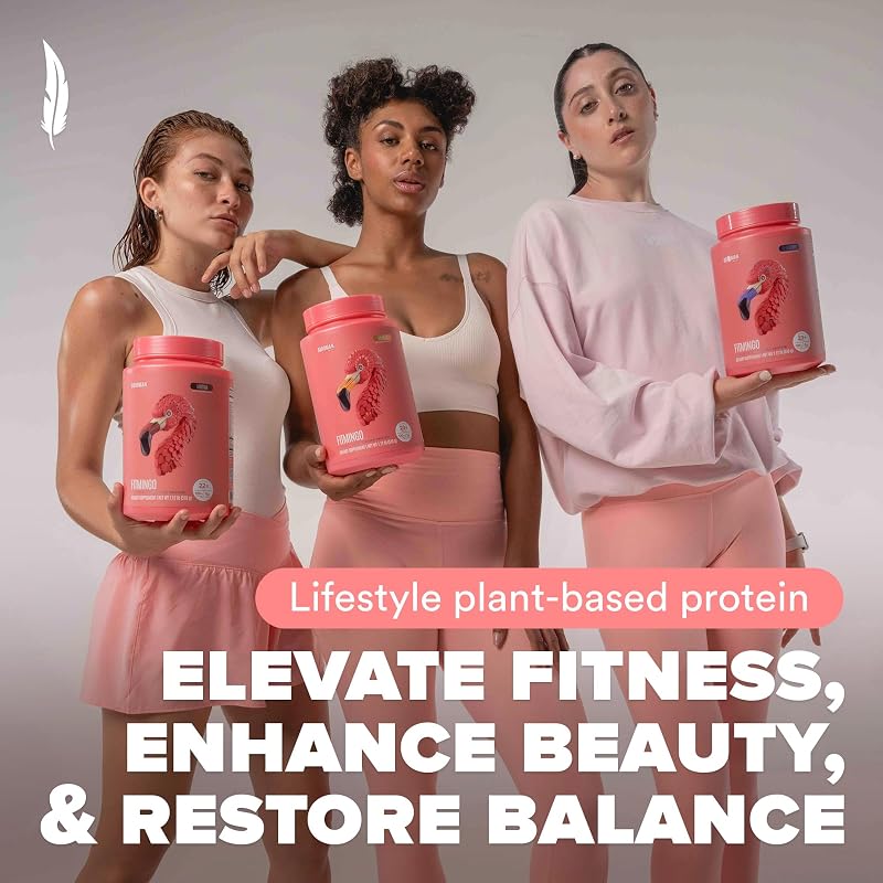 BIRDMAN Fitmingo Vegan Protein Powder with Inositol, Collagen Boosters, Hyaluronic Acid and Vitamins | Low Carb, Dairy Free, Lactose Free, Low Calorie | 23g Plant Based Vanilla Protein Powder image 5