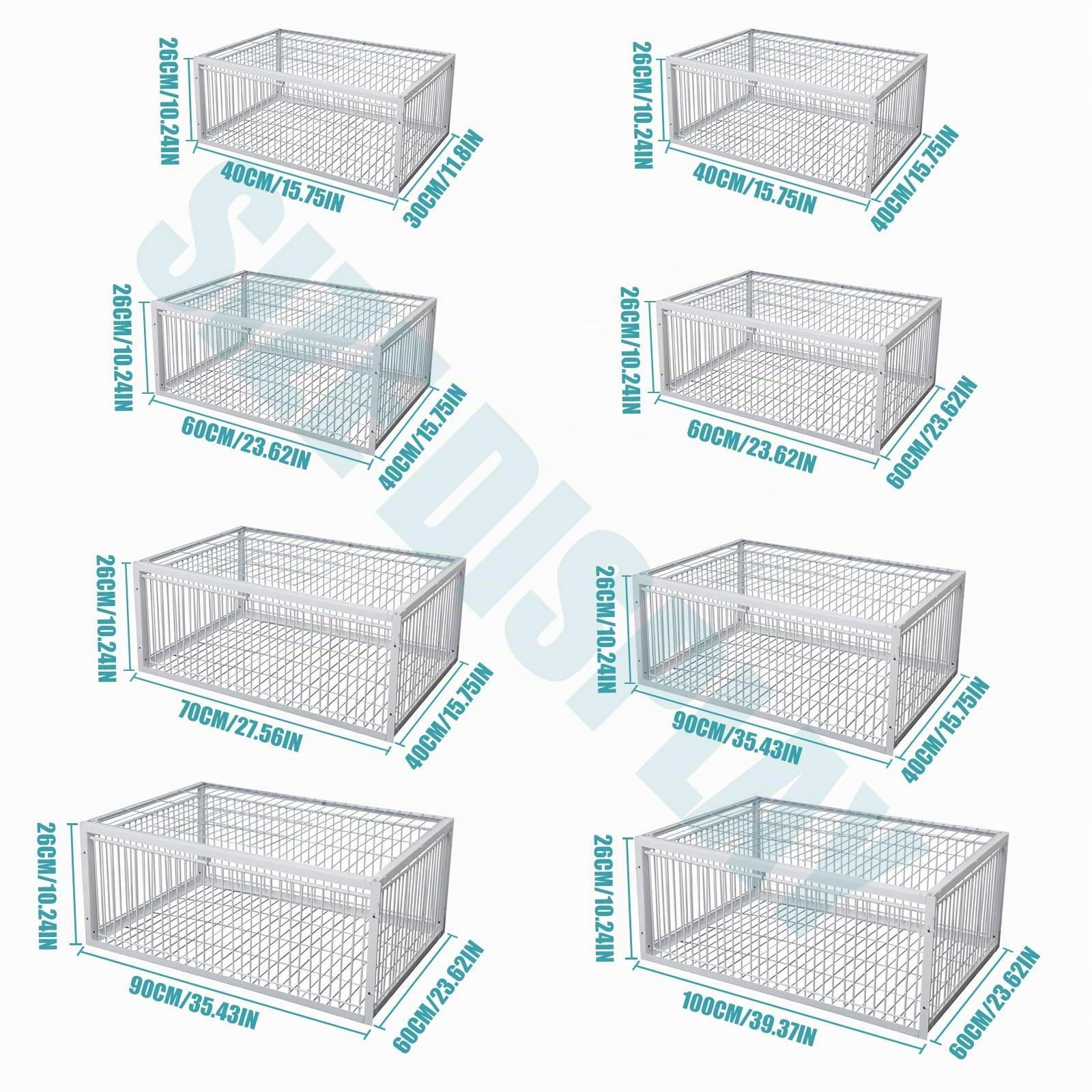 Trampa Para Pájaros Con Entrada Unidireccional Jaula Trampa Para Palomas Fácil De Montar Con Diseño A Prueba De Fugas Portátil 4 Importada Recolección Automática De Palomas Adecuada(60x40x26CM)