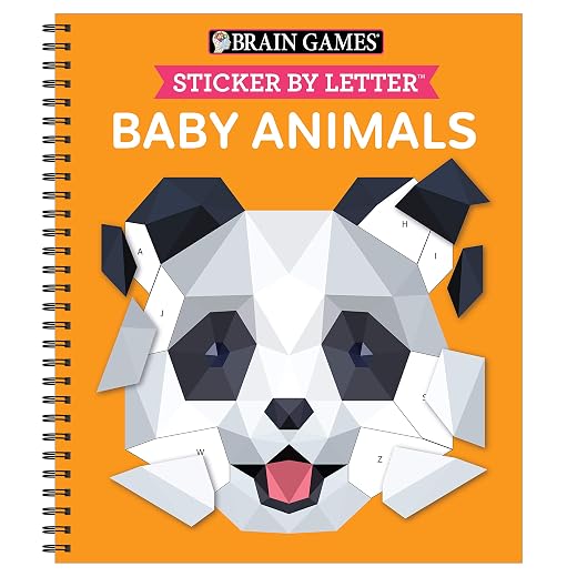 Brain Games - Sticker by Letter: Baby Animals