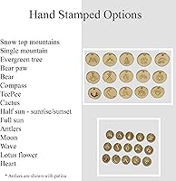 Vista 6 de Hexagon Nature Ring • Dainty Sterling Silver or Gold-Filled Ring • Tiny Stack Ring • Hike Jewelry • Ocean Wave, Evergreen, Mountain Ring