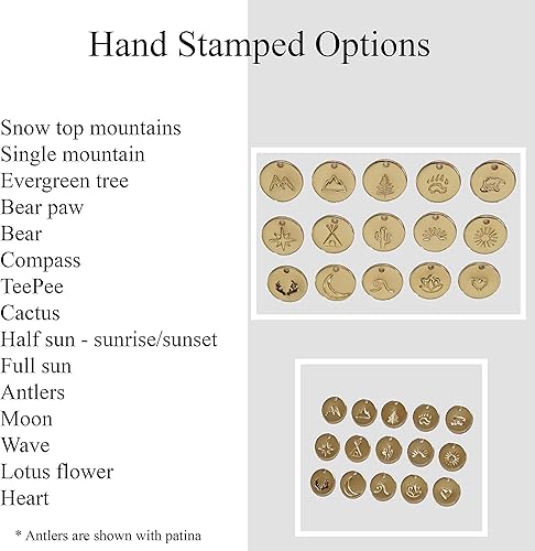 Miniatura 6 de Hexagon Nature Ring • Dainty Sterling Silver or Gold-Filled Ring • Tiny Stack Ring • Hike Jewelry • Ocean Wave, Evergreen, Mountain Ring