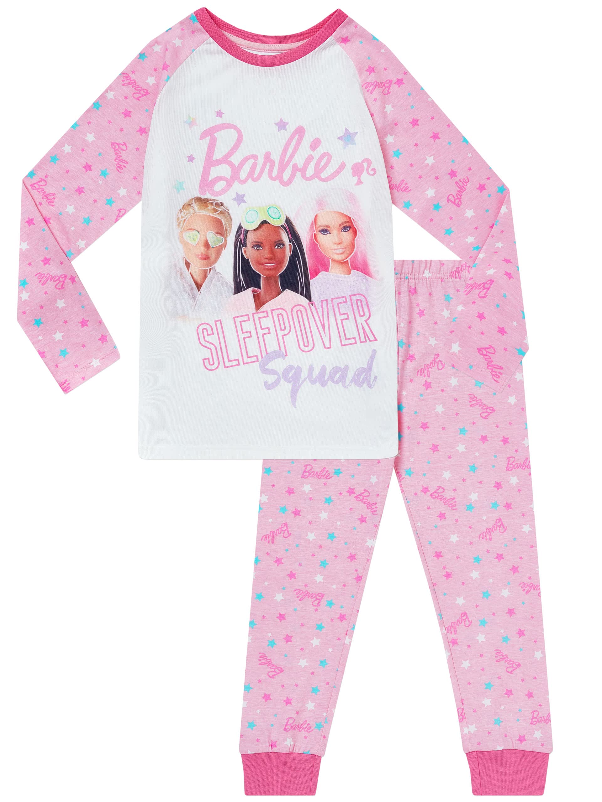 Barbie Girls Pink Pyjamas 6-7 Years