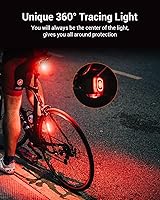 Vista 3 de Magicshine SEEMEE 200 Rechargeable Bike Tail Lights,200 Lumens Max Output,360° Visibility Bicycle Lights, Smart Brake Sensor IPX6 Waterproof Rear