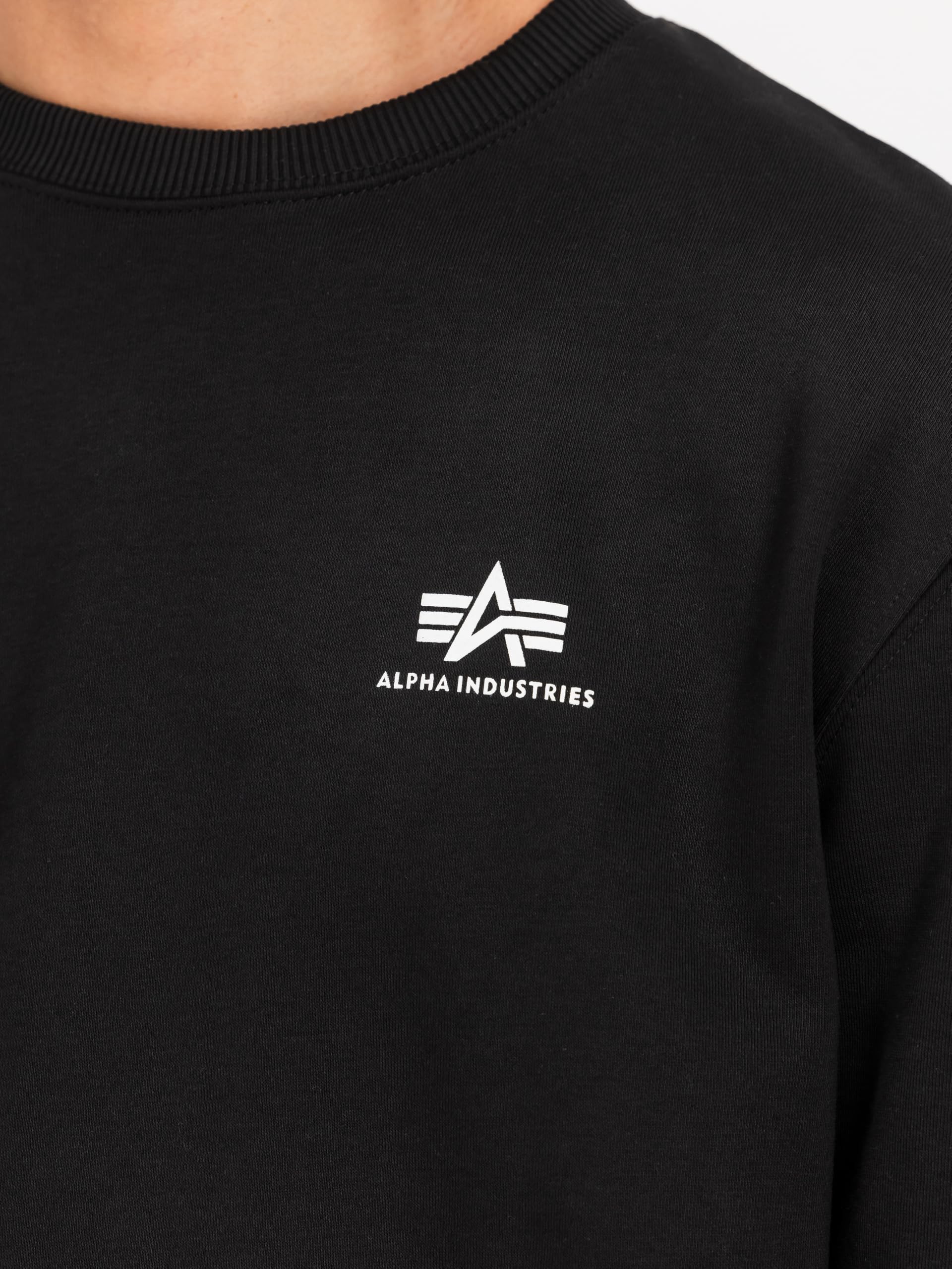 Alpha Industries Basic Sweater Small Logo Felpa Uomo