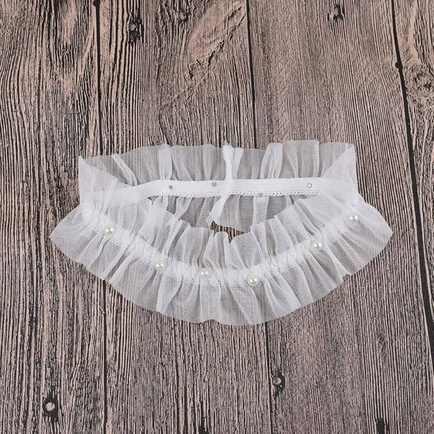 Amazon.co.jp: 総レース ガーターリング リボン付き 太もも用