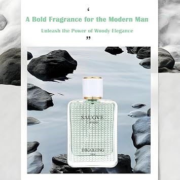 Pheromone Cologne for Men, Long Lasting Sandalwood Mens Perfume, Travel Size, Long-lasting fresh scent, Daily wear masculine fragrance, Ideal Gift for Male