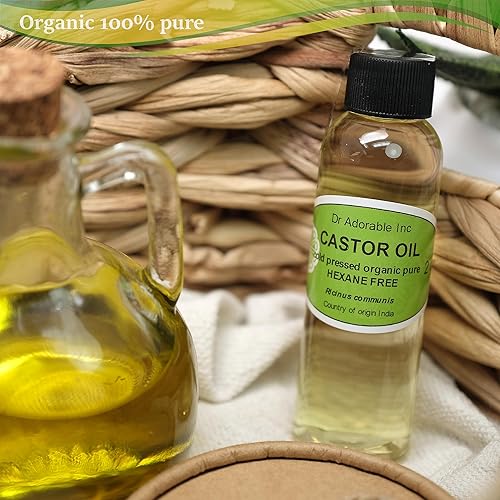 Miniatura 2 de Dr Adorable - 2 oz - Aceite de ricino premium - 100% puro natural orgánico prensado en frío virgen