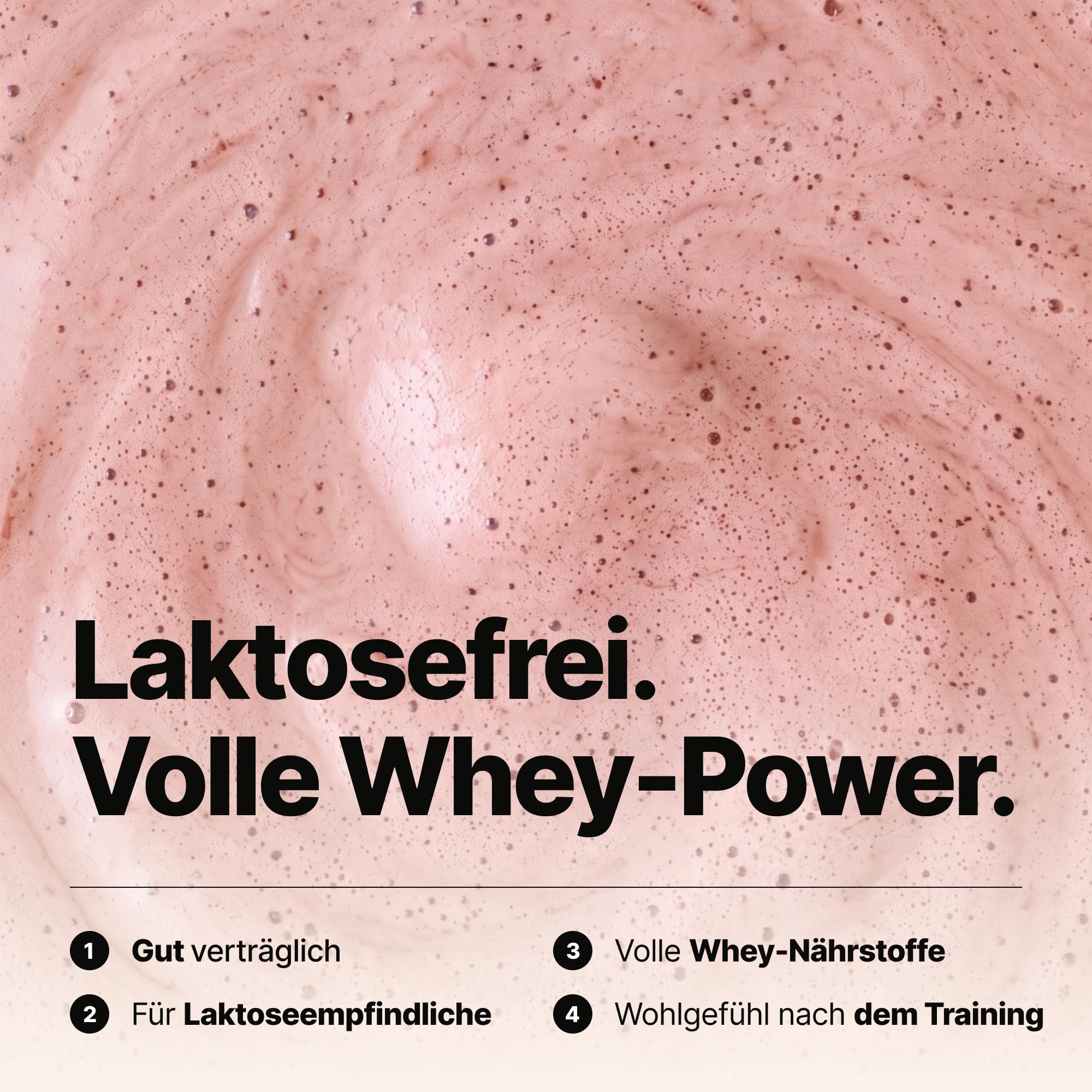 Vilgain Laktosefreies Whey Proteinpulver 1kg - Eiweißpulver Schoko-Shake
