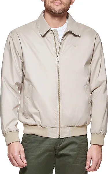 Dockers Men's Micro Twill Golf Bomber Jacket (Standard and Big & Tall)