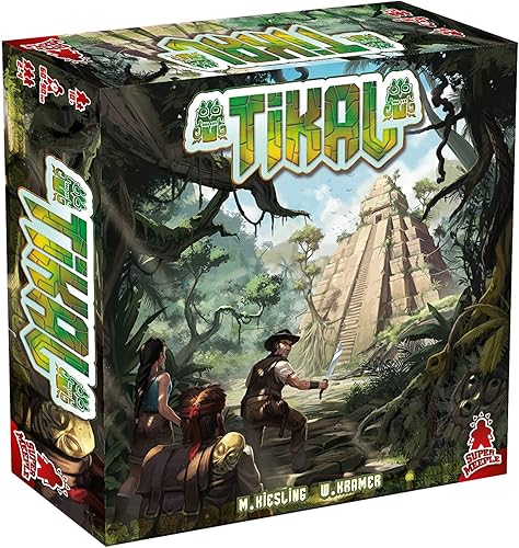 Tikal Juego de mesa  Juego de construcción interactivo de colocación de azulejos  Juego de exploración  Juego de estrategia para adultos y niños  A