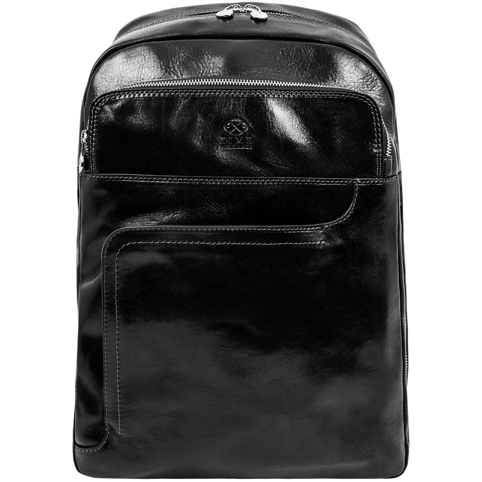Time Resistance Leather Business Backpack