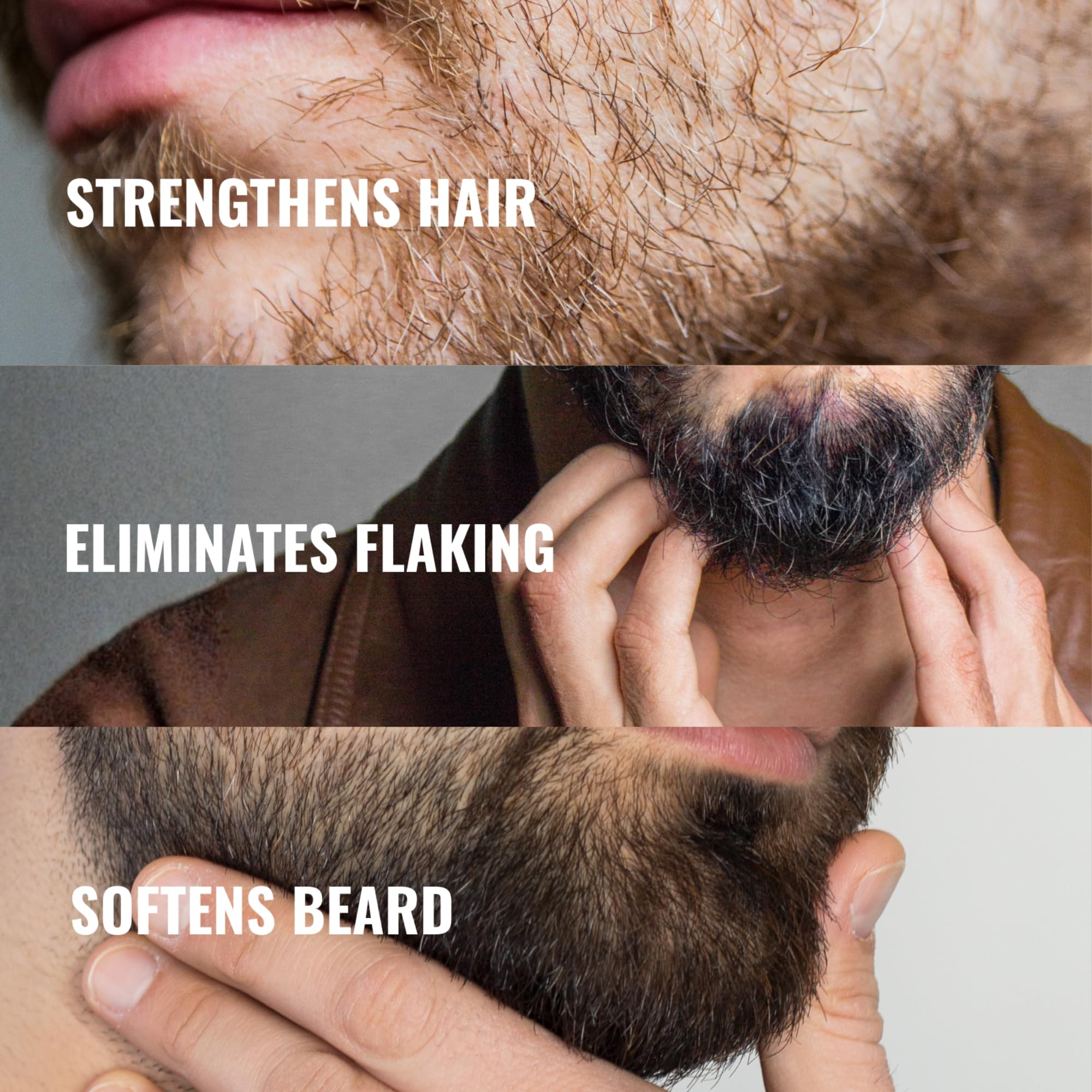 Essentials Skincare – Confezione per la cura del viso da uomo quotidiano | Include detergente barba e viso + crema idratante + balsamo barba, anti-rughe, senza prurito e formula ad assorbimento rapido