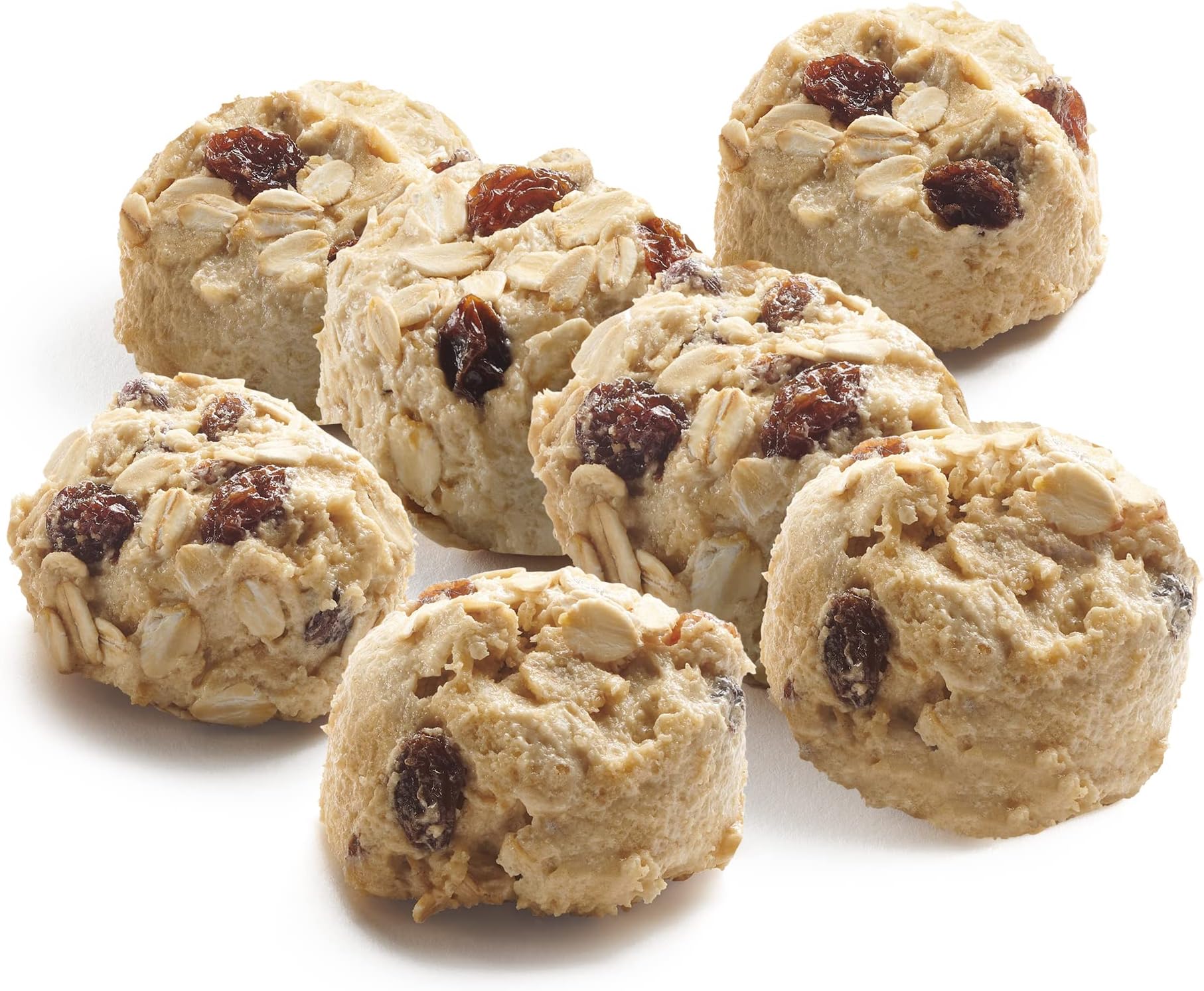 David's Cookies Preformed Frozen Cookie Dough Oatmeal Raisin 80 count