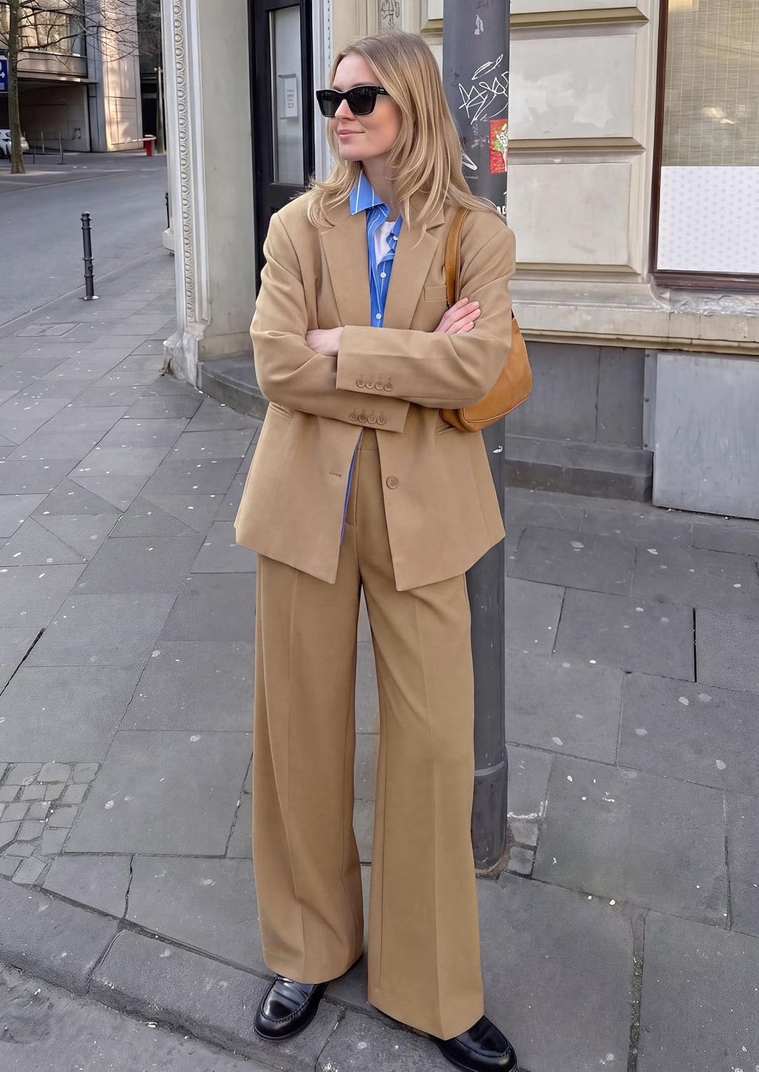 PRETTYGARDEN Women's Wide Leg Work Dress Pants Trousers
