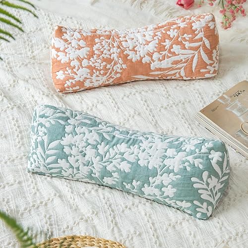 Miniatura 7 de Almohada de apoyo para el cuello de trigo sarraceno, almohada cilíndrica cervical, almohada ajustable de cáscaras de trigo sarraceno, alivio del