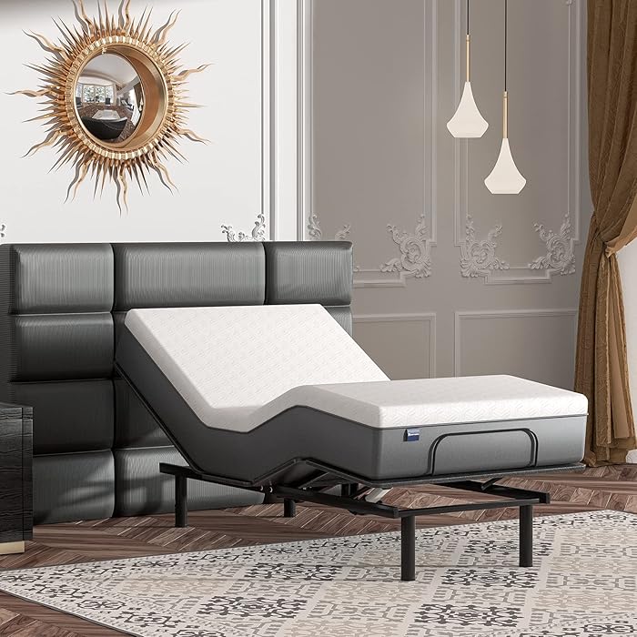 Buy Cozy Castle Adjustable Bed Base, Adjustable Bed with Preset