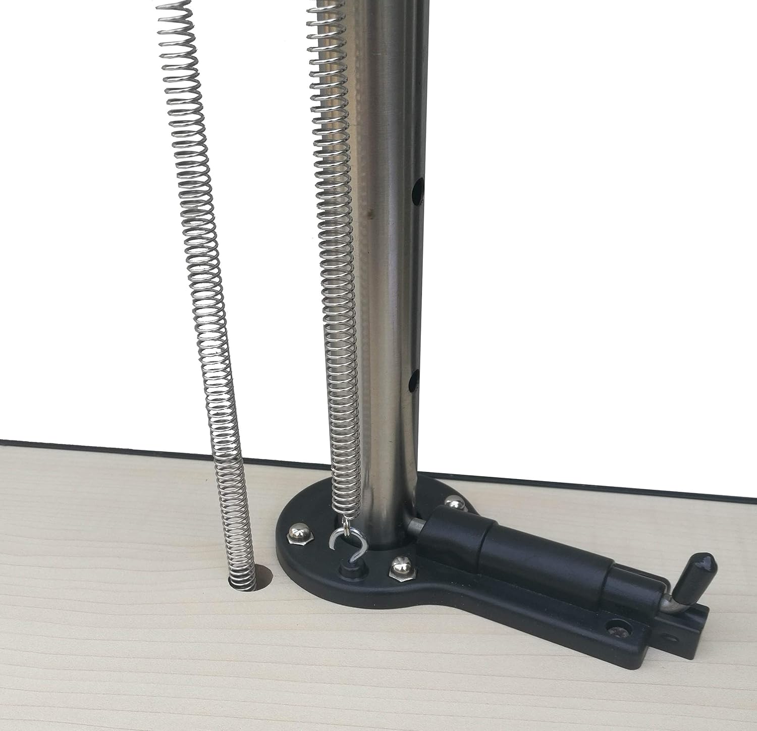 FixtureDisplays® Height Adjustable Standing Desk Ergonomic Sit Stand Desk Solution with Springs 16104-NF