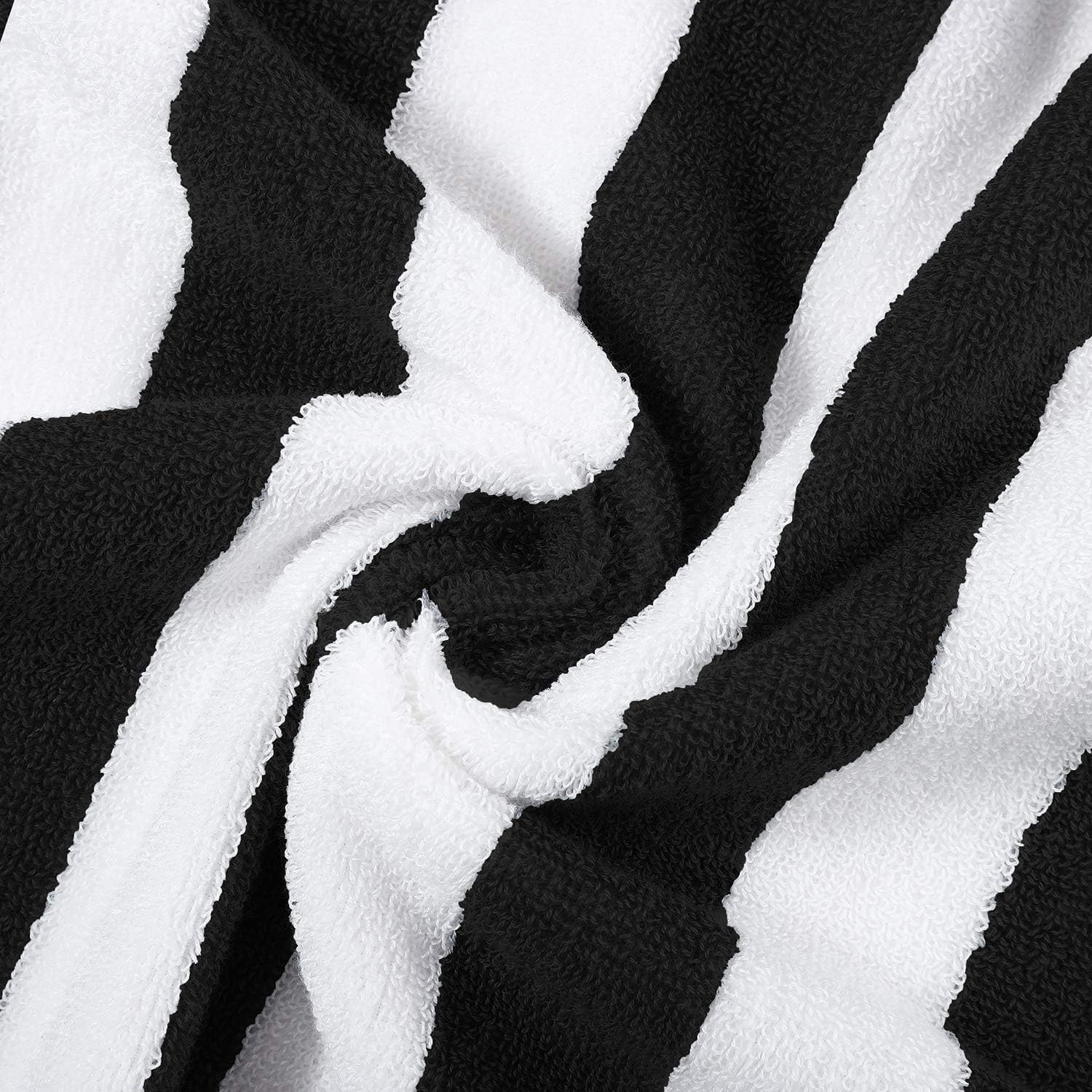 CASOFU Bath Towel Set, Highly Absorbent Cotton Bath Towels with Stripe, 2 Bath Towels, 2 Hand Towels, and 4 Washcloths, Ideal for Everyday use. (Pack of 8)…