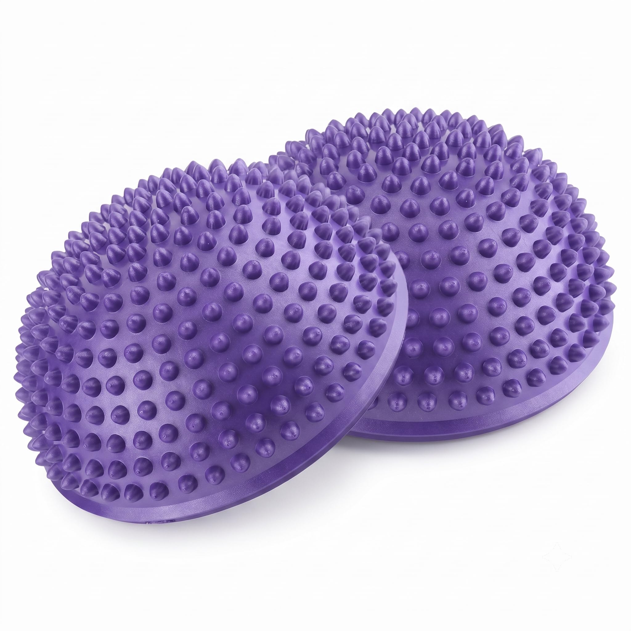 2 Pcs Balance Pods Half Ball Balance Trainer for Yoga, Rehab & Fitness | PVC textured balance pods for yoga, rehab, physiotherapy, core stability, foot massage, home gym and balance training-picture-32