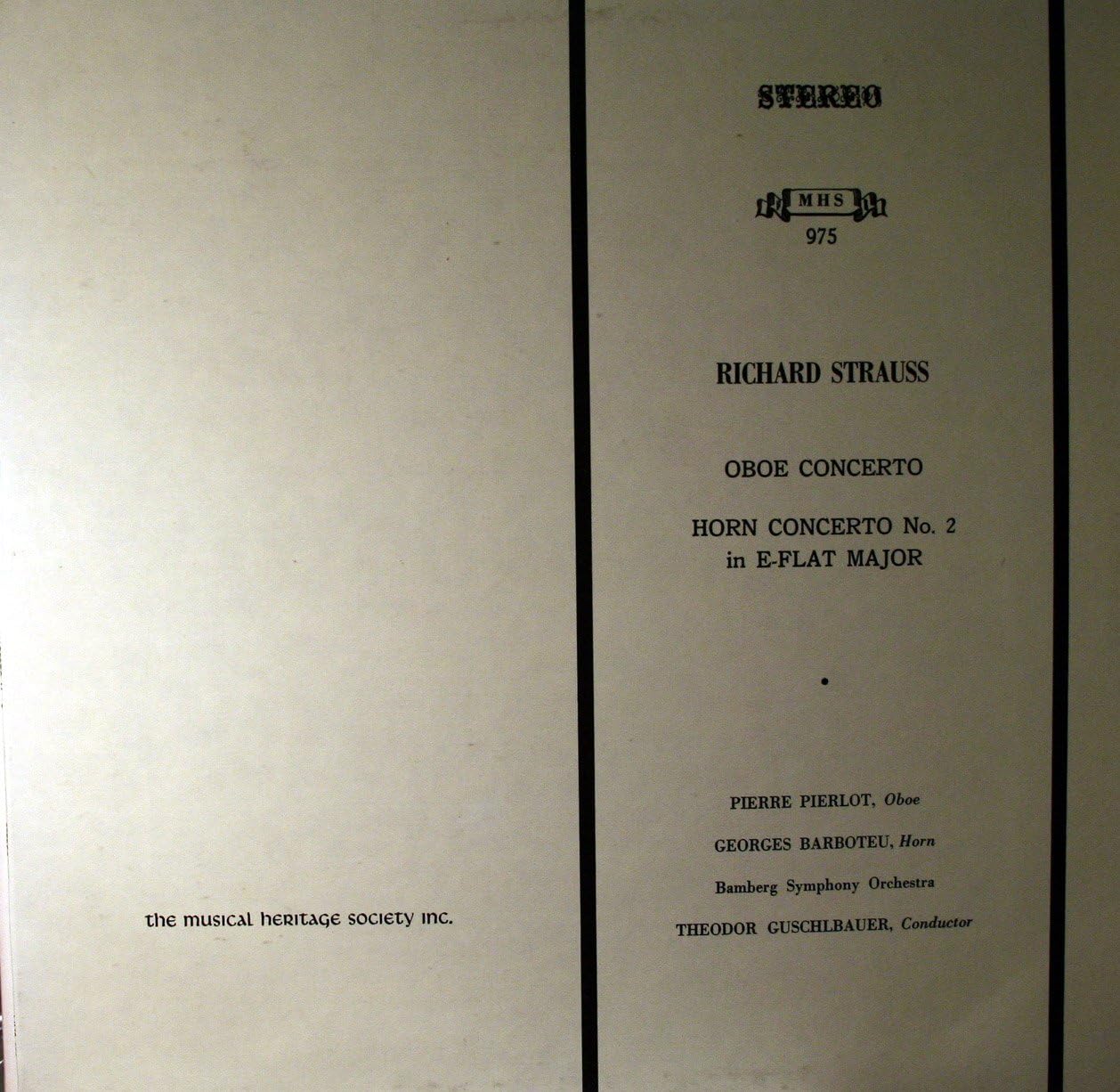 Richard Strauss Oboe Concerto and Horn Concerto No. 2 in Eb Richard Strauss