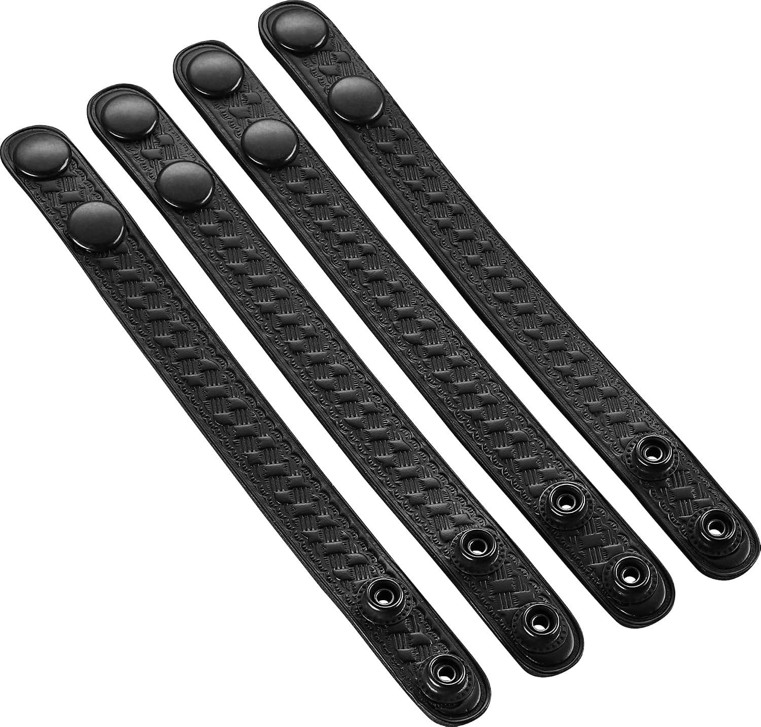 3/4 Inch Duty Belt Keeper for Belts up to 2.25 inches Wide 100% (4 Pack)