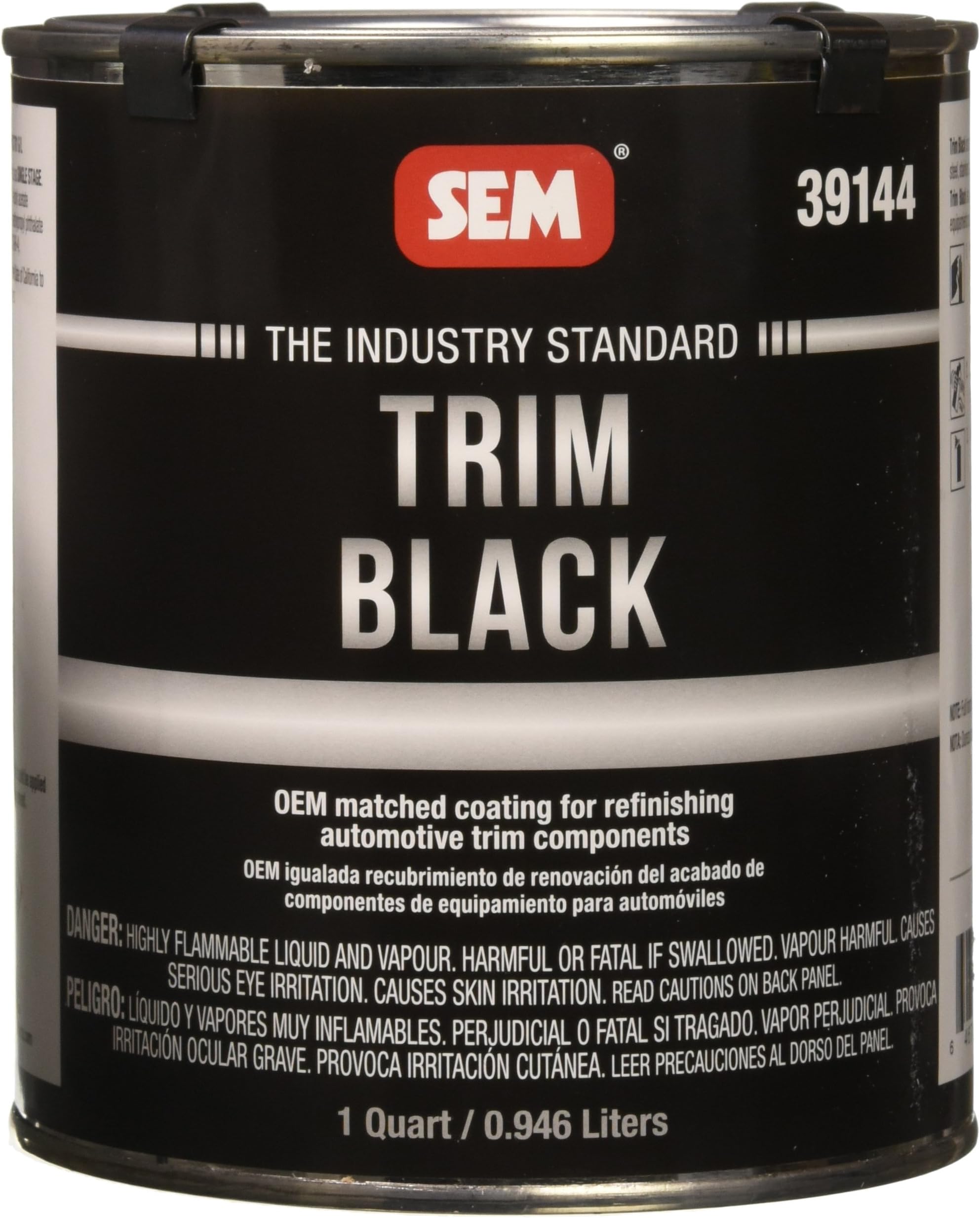 SEM 39144 Trim Black Aerosol 1 Quart Automotive