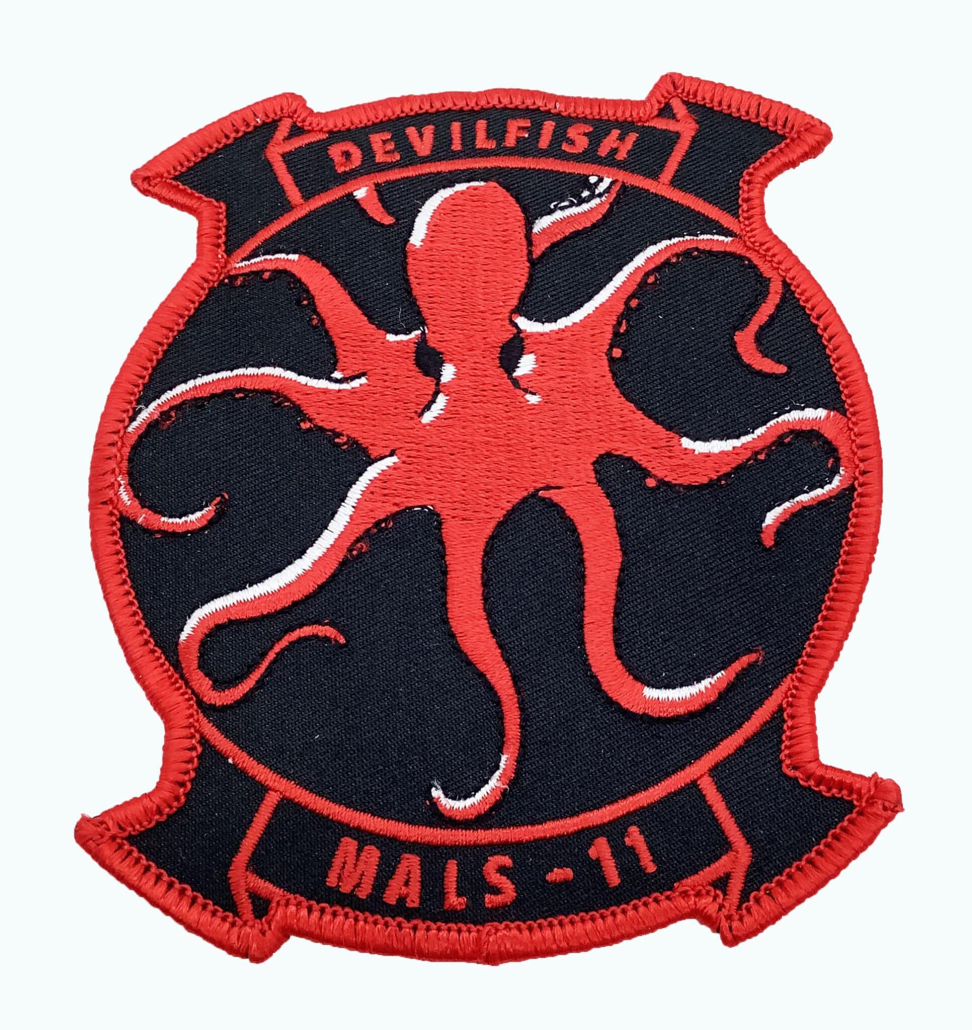 MALS-11 Devilfish Patch –Sew on, 4"