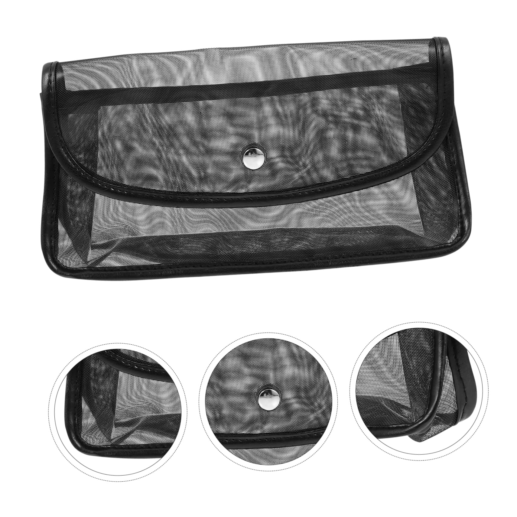 Housoutil 3piezas Bolsa De Maquillaje De Transparente Neceser De Portátil y Espacioso para Cosméticos y Artículos De Tocador para Mujeres y