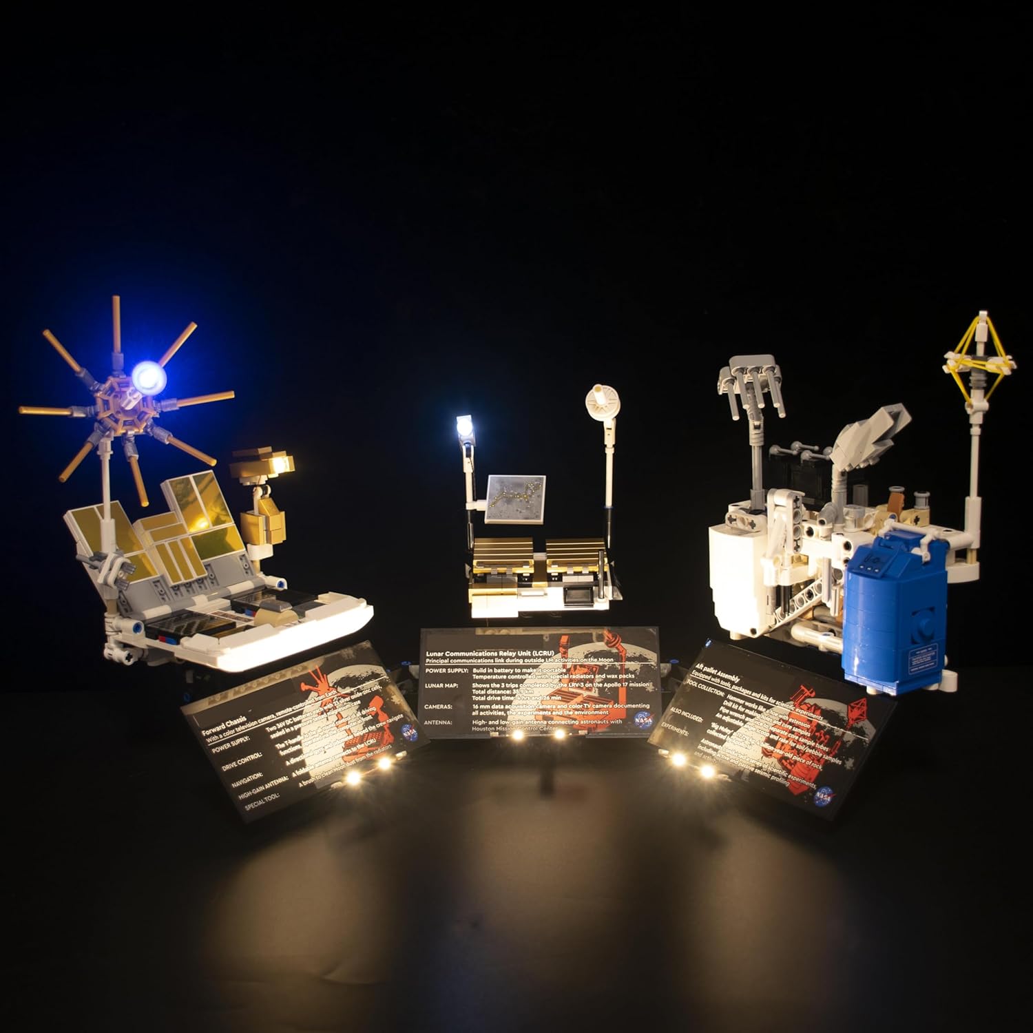 LightGo LED Lighting Kit Designed for Lego 42182 NASA Apollo Lunar Roving Vehicle - LRV Building Set - Not Include Model (Classic Version)