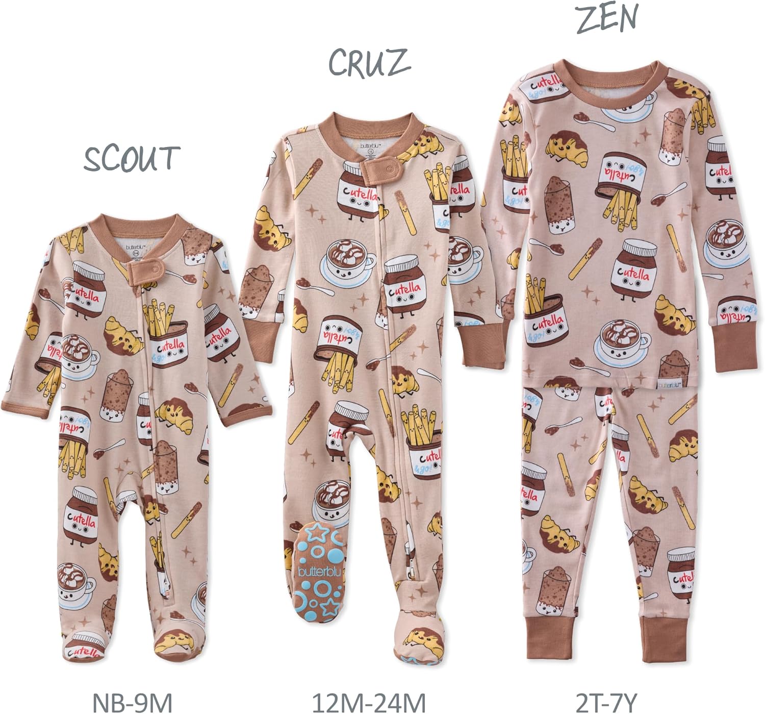 baby-boys Cruz Snug-fit Footed Pajamas 100% Organic Cotton Zip Front Sleeper Pjs W/Grippers for Baby Boys - Image 5