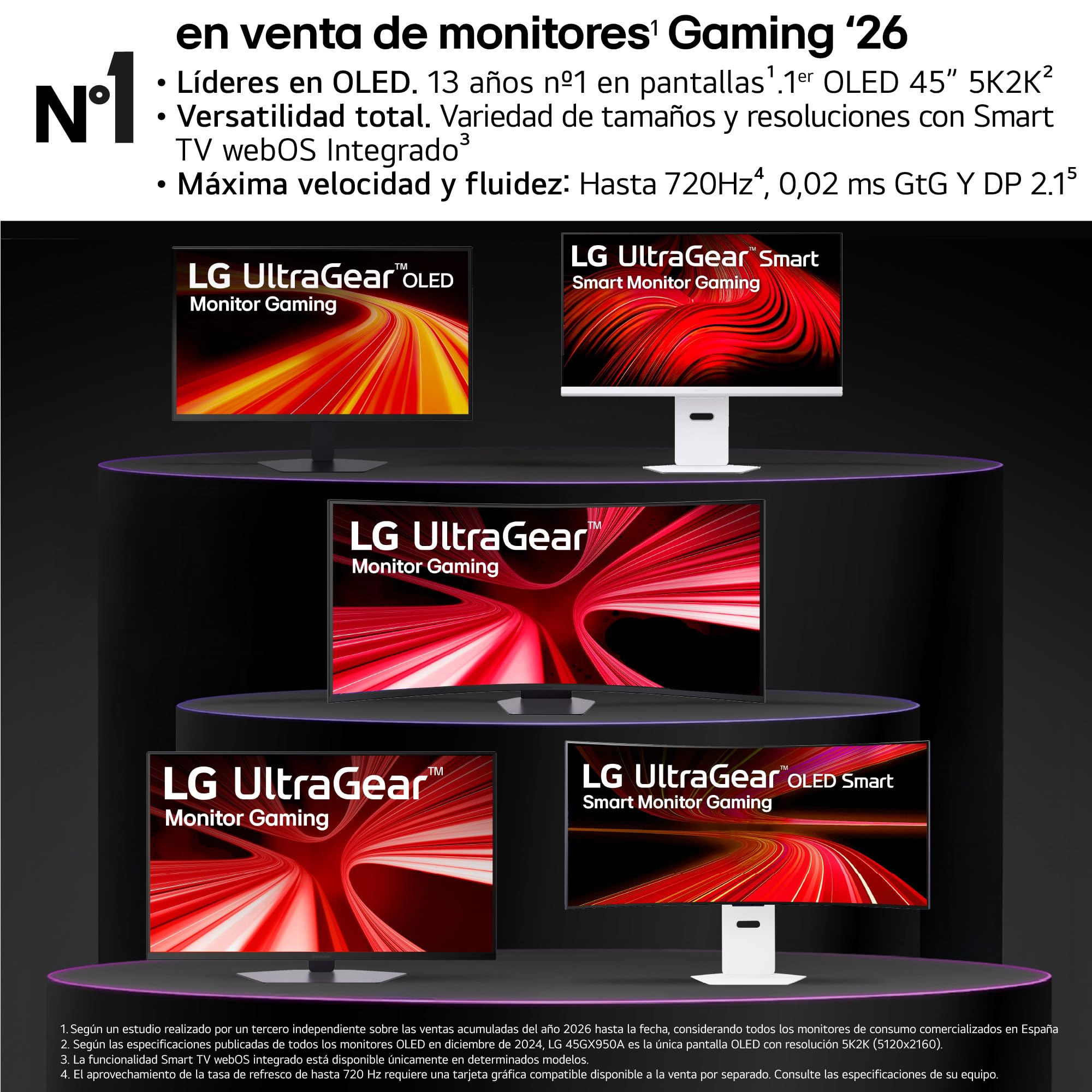 LG Monitor Ultrafine 27U710B-B - 27'', UHD (3840 x 2160), IPS, Negro | altura ajustable, Inclinación (eje horizontal) / Altura, DCI-P3 90% (CIE1976), DCI-P3 90%, UHD 4K (3840 x 2160), HDR10