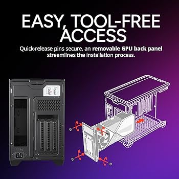 Amazon.com: Cooler Master NR200P V3 Mini-ITX PC Case Ready