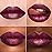 MAKI YIKA Dark Purple Lipstick for Women Metallic Lipsticks Glitter Long Lasting Lipstick No Smudge No Transfer Liquid Lip Gloss (BR16 Last Kiss)