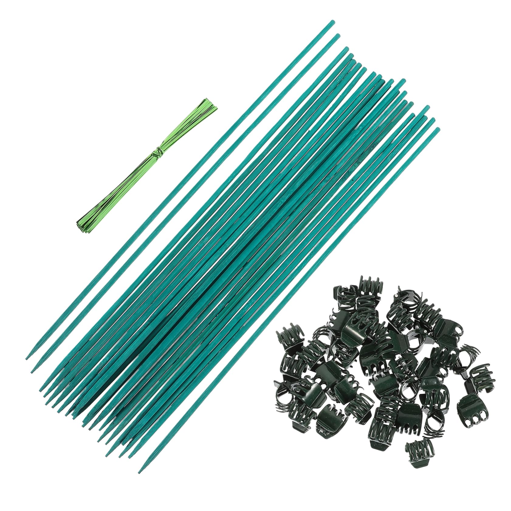 TOYANDONA Lot De 4 Tuteurs pour Plantes De Jardin Supports pour Plantes D'Intérieur Et D'Extérieur pour Compositions en Plastique