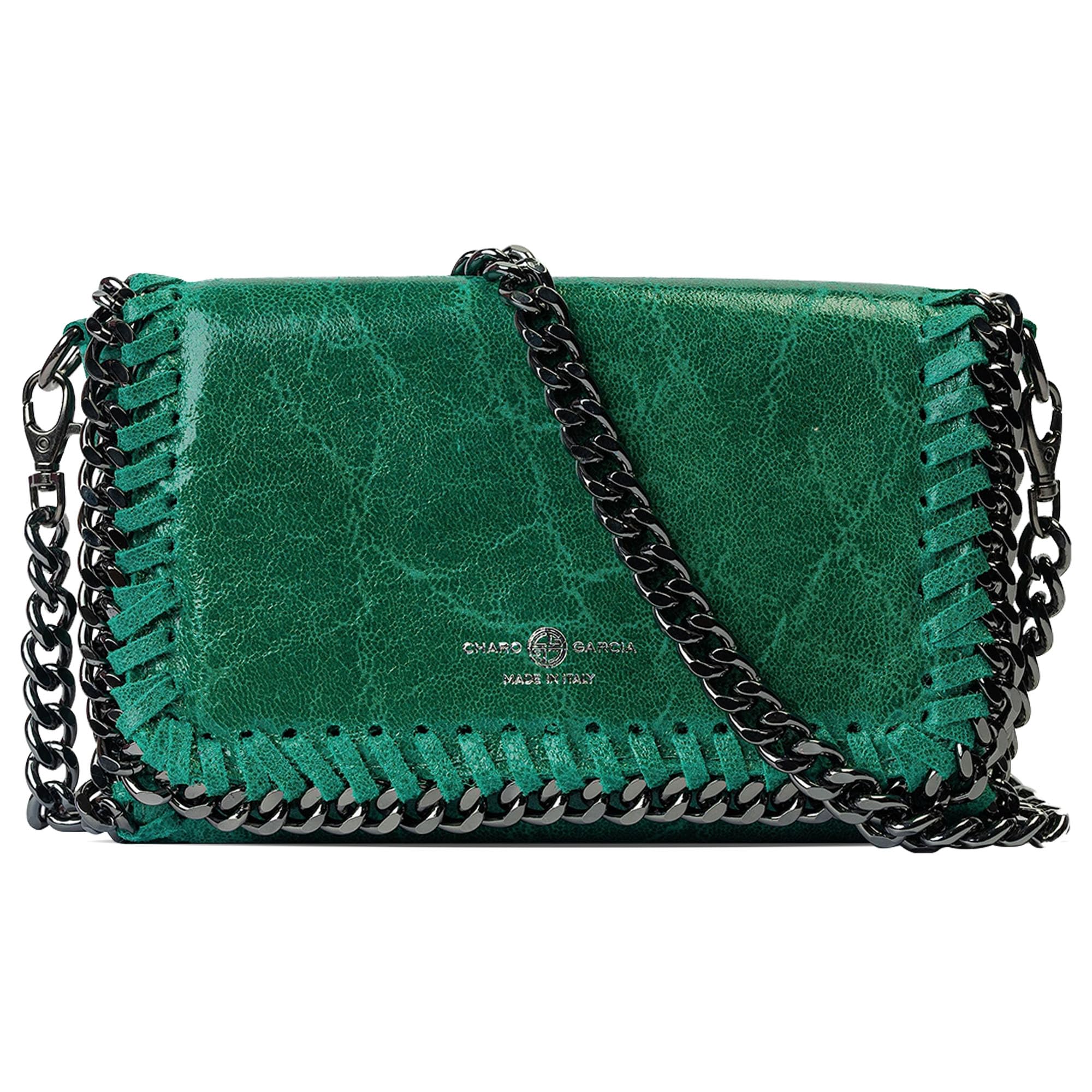 Premium Italian Leather Handmade in Florence, Italy. Small Crossbody Bag for Women with a Detachable Strap Made in Italy.