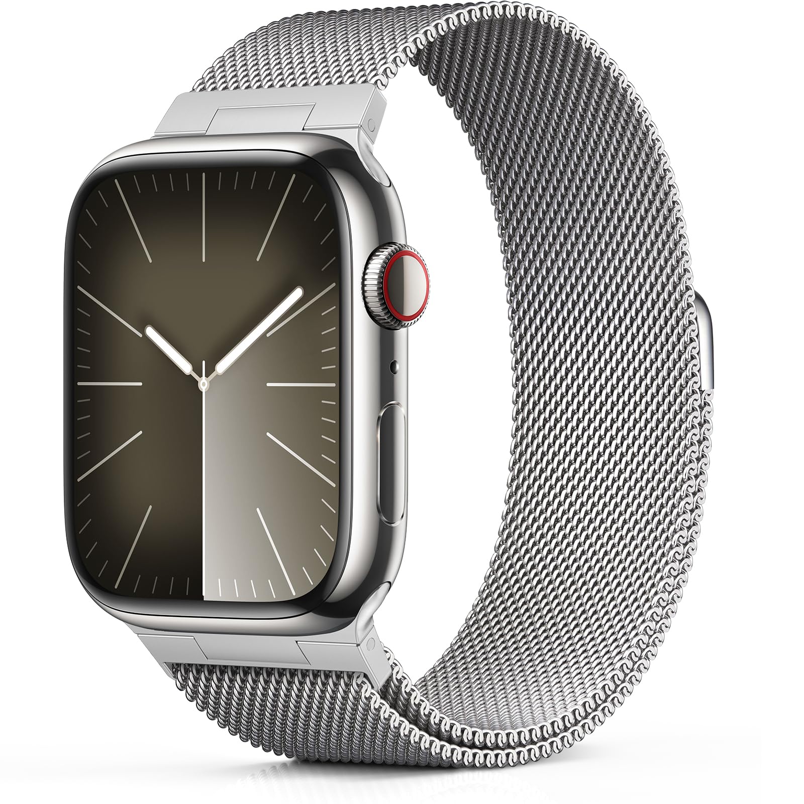 ZALAVER Metal Band Compatible with Apple Watch Bands for Women 40mm 41mm 38mm 42mm 44mm 45mm 49mm Series 9 Ultra SE 8 7 6 5 4 3 2 1 Men, Magnetic Clasp Replacement Straps for iWatch Bands