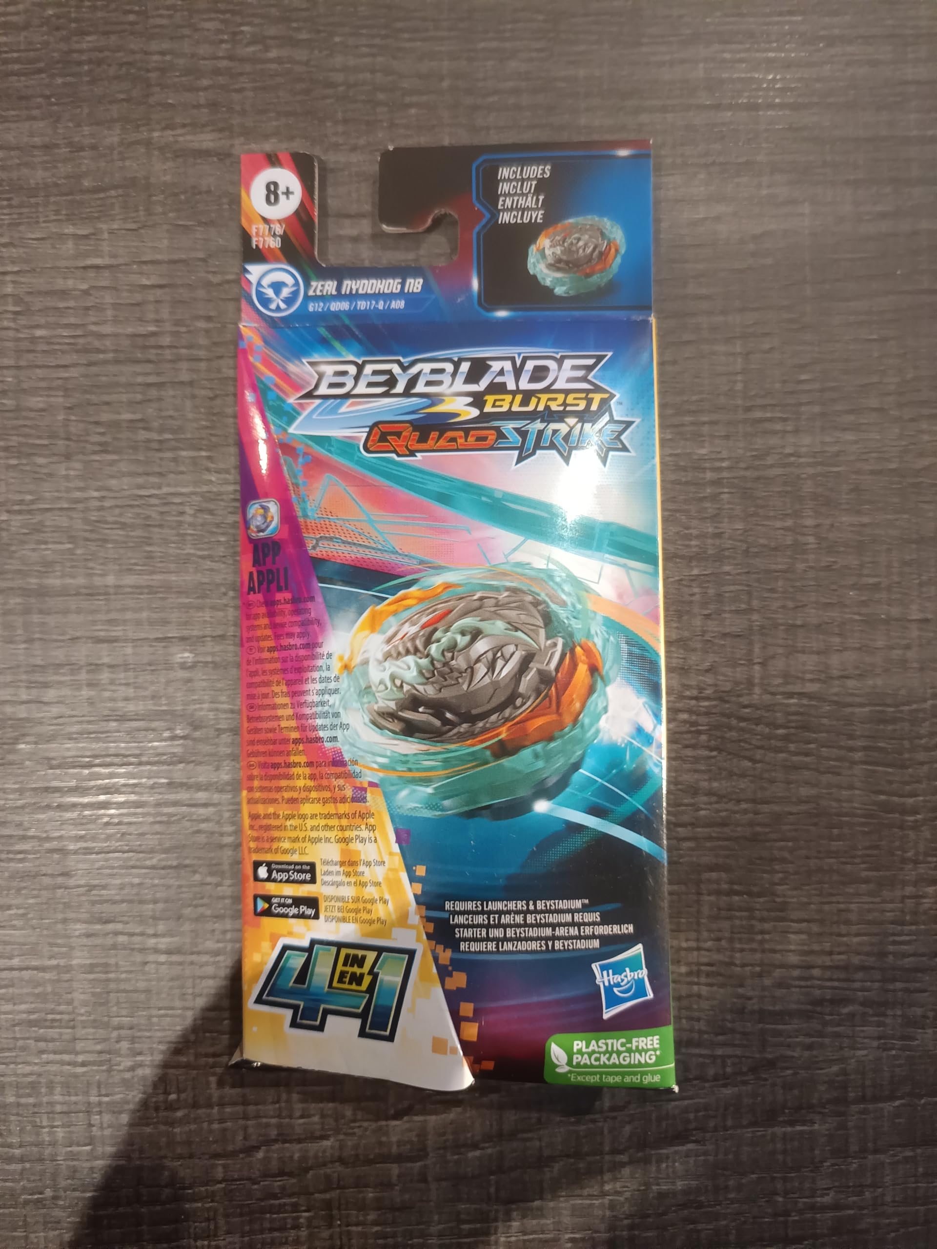 Beyblade Burst Quadstrike - Twister Pandora Evasive/Toys, Multicolor