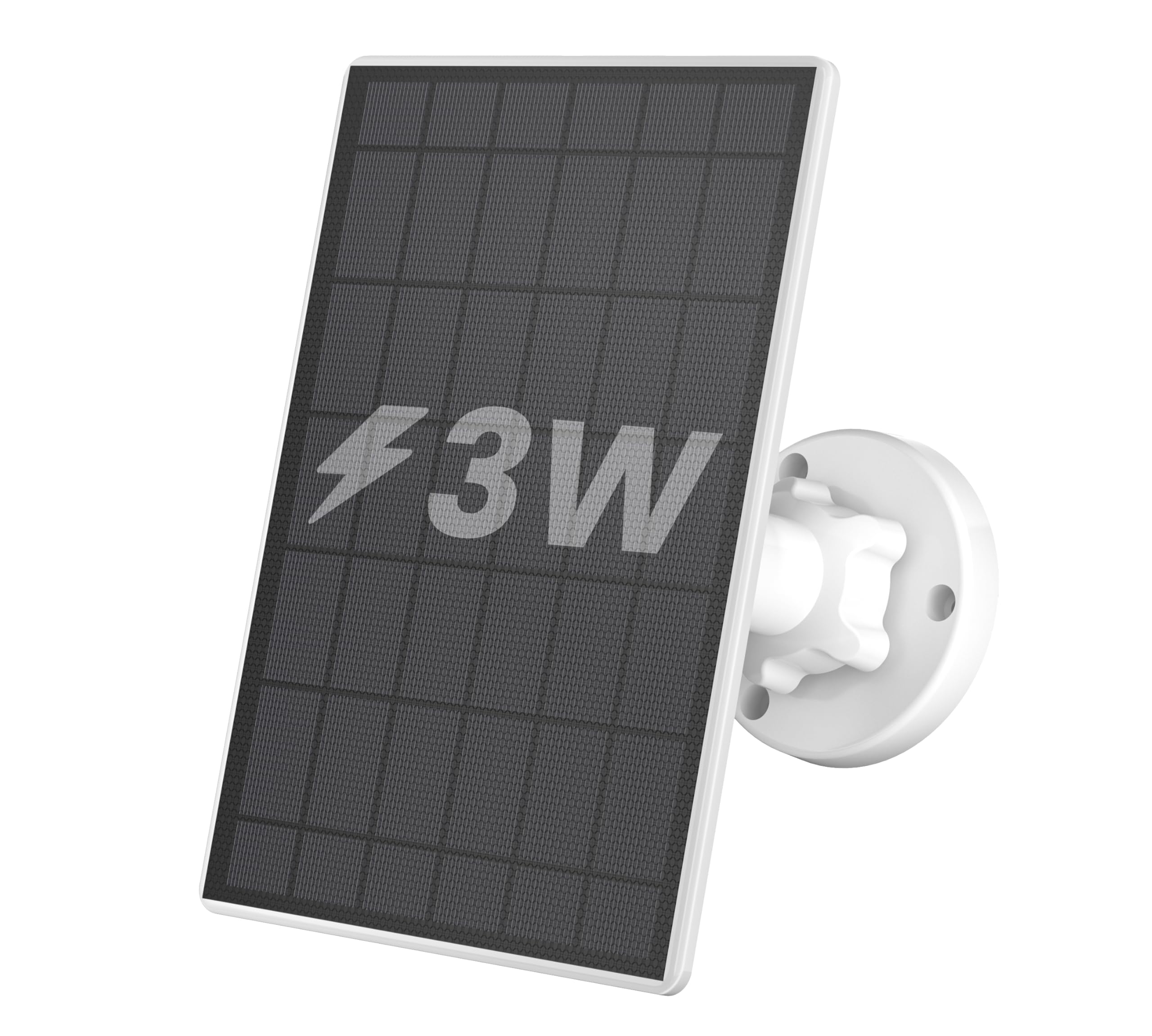 ieGeek Panneau Solaire Compatible avec Toutes les Caméras de Surveillance WiFi sur Batterie, Connecteur Type-C, Support Orientable à 360°, Étanche IP66, Incluant ieGeek ZS-GX3S, ZY-C2, S1, S5, etc.